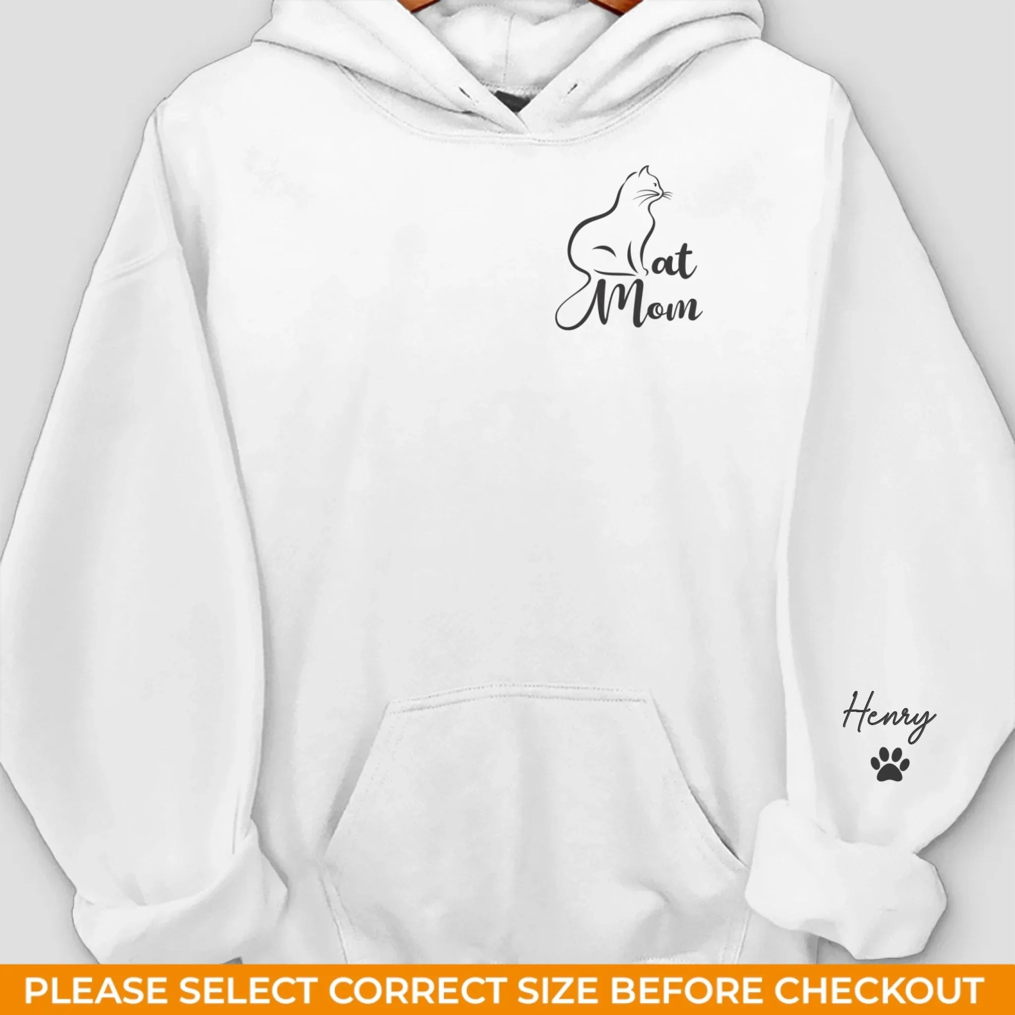 Custom Unisex Sweatshirt, Hoodie With Design On Sleeve - Personalized Christmas Birthday Gifts For Cat Lovers, Cat Mom And Dad - Every Day Is Caturday