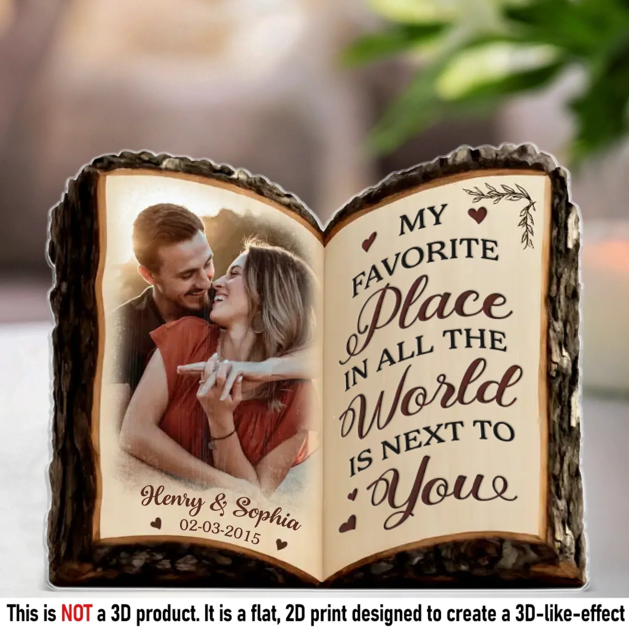 Custom Photo Acrylic Plaque - Personalized Anniversary Wedding Gifts For Husband And Wife, Him And Her - Celebrating A Love That Lasts
