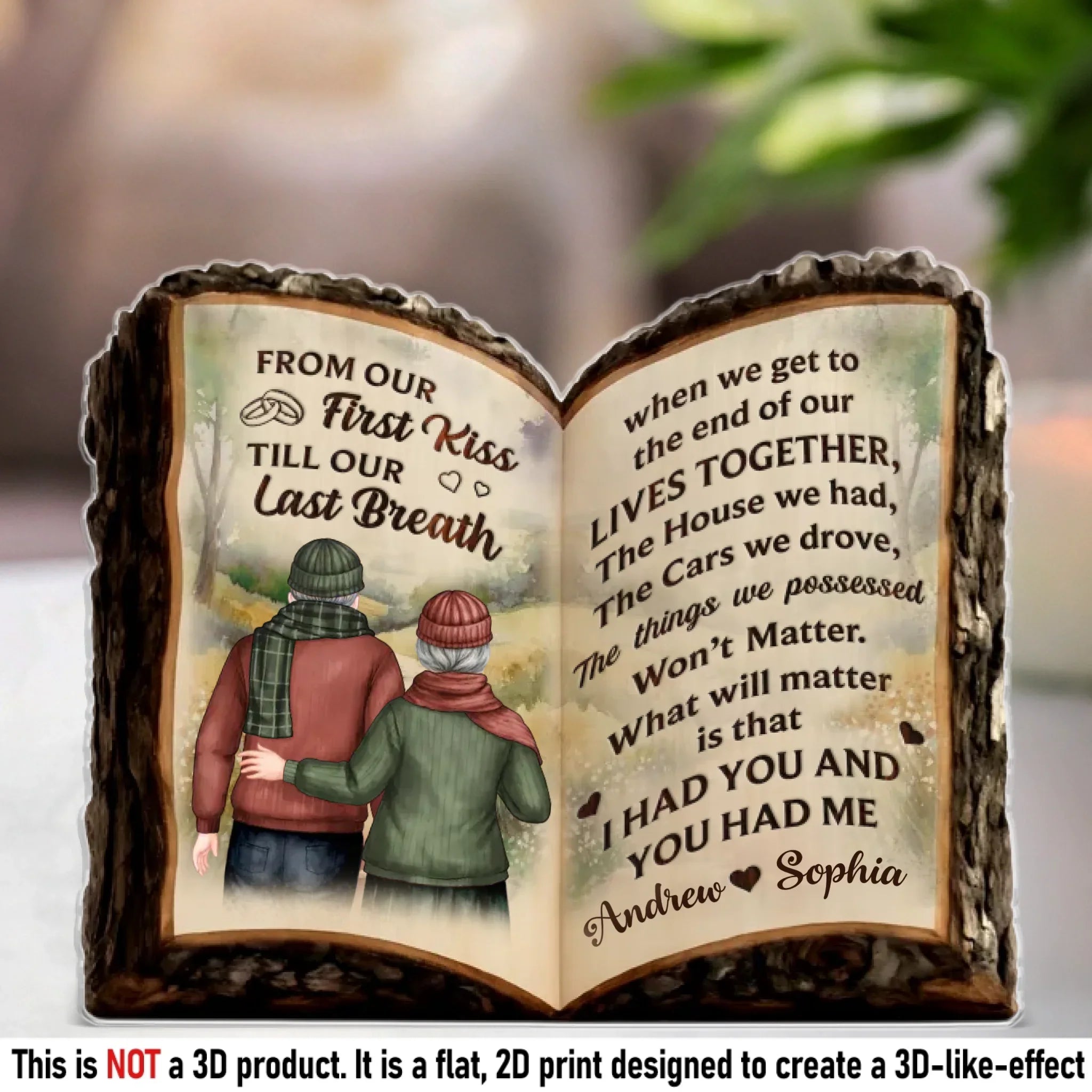 Custom Acrylic Plaque - Personalized Anniversary Wedding Gifts For Husband And Wife, Him And Her - Loving You Is My Greatest Joy