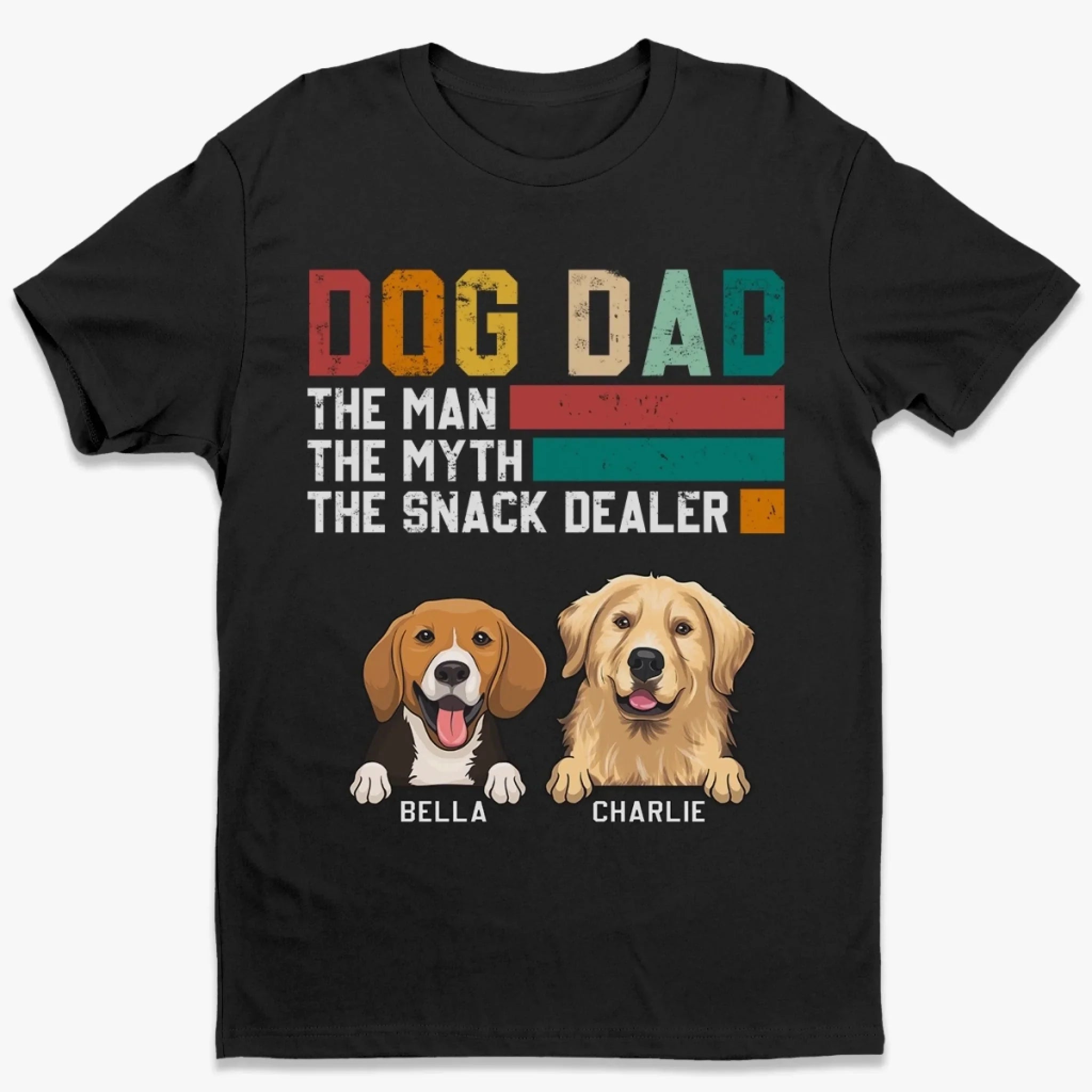 Custom Unisex T-shirt, Premium T-shirt, Hoodie - Personalized Birthday Gifts For Dog Lovers, Dog Dad And Mom - Official Treat Distributor