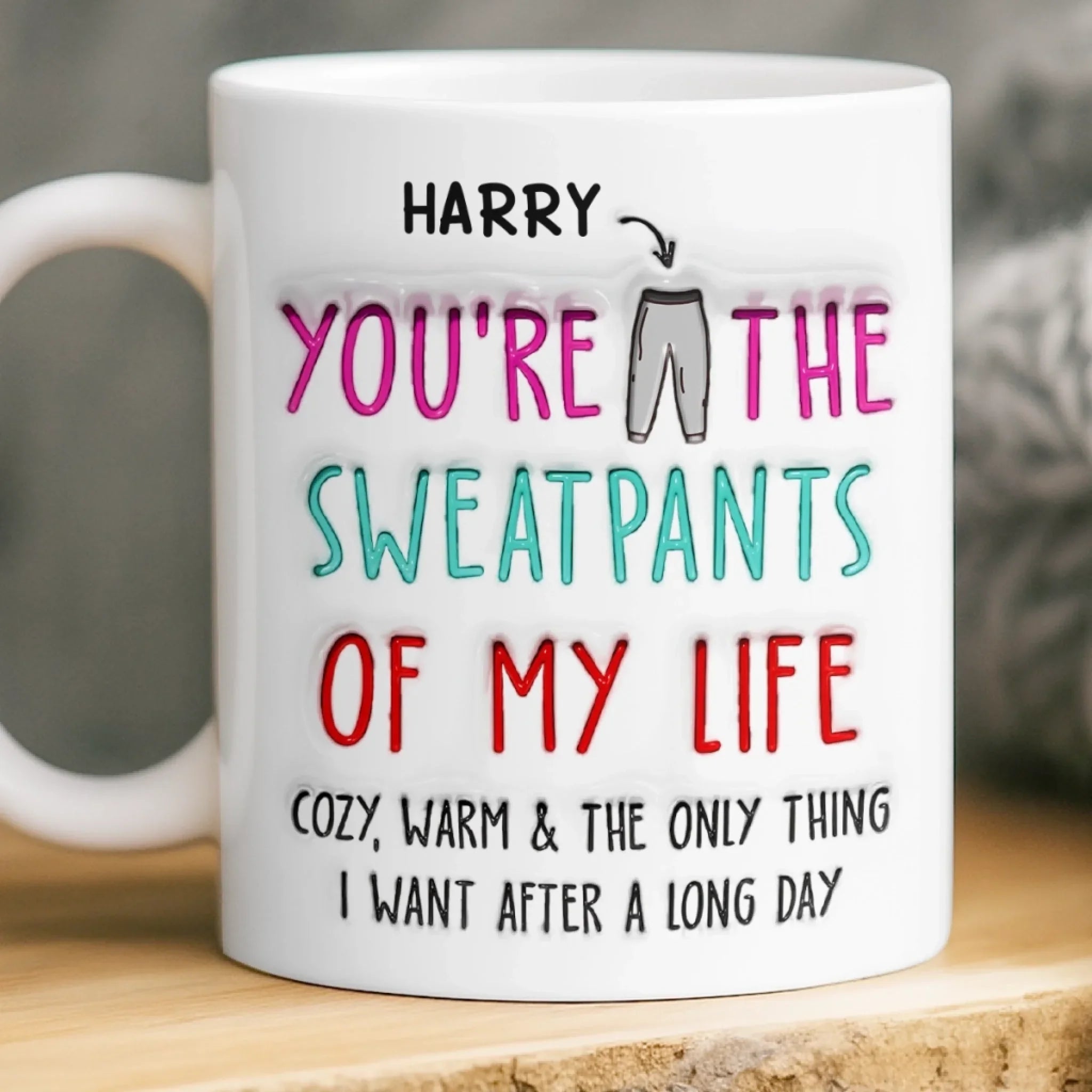 Custom Mug - Personalized Anniversary Wedding Gifts For Husband And Wife, Him And Her - Our Love Feels Easy