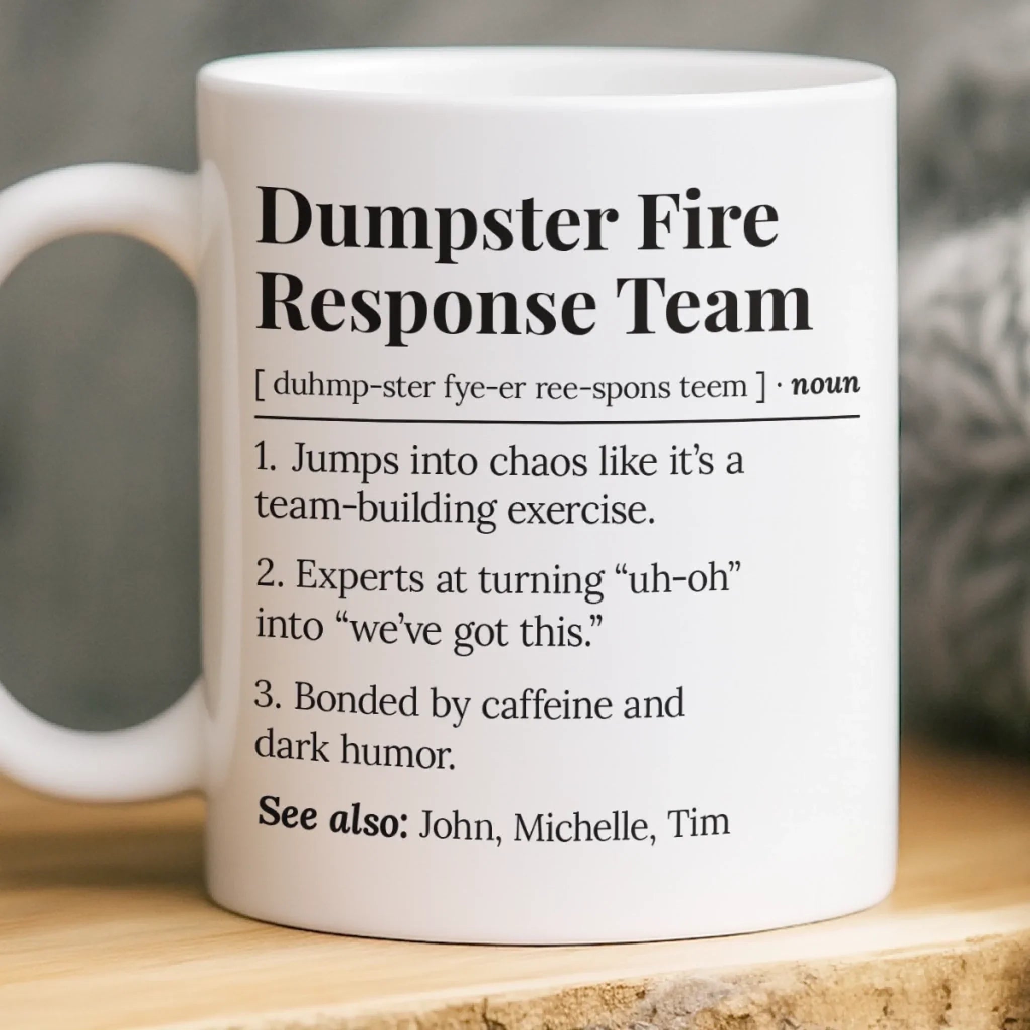 Custom Mug - Personalized Birthday Gifts For Coworker, Work Bestie - Probably Needs More Coffee