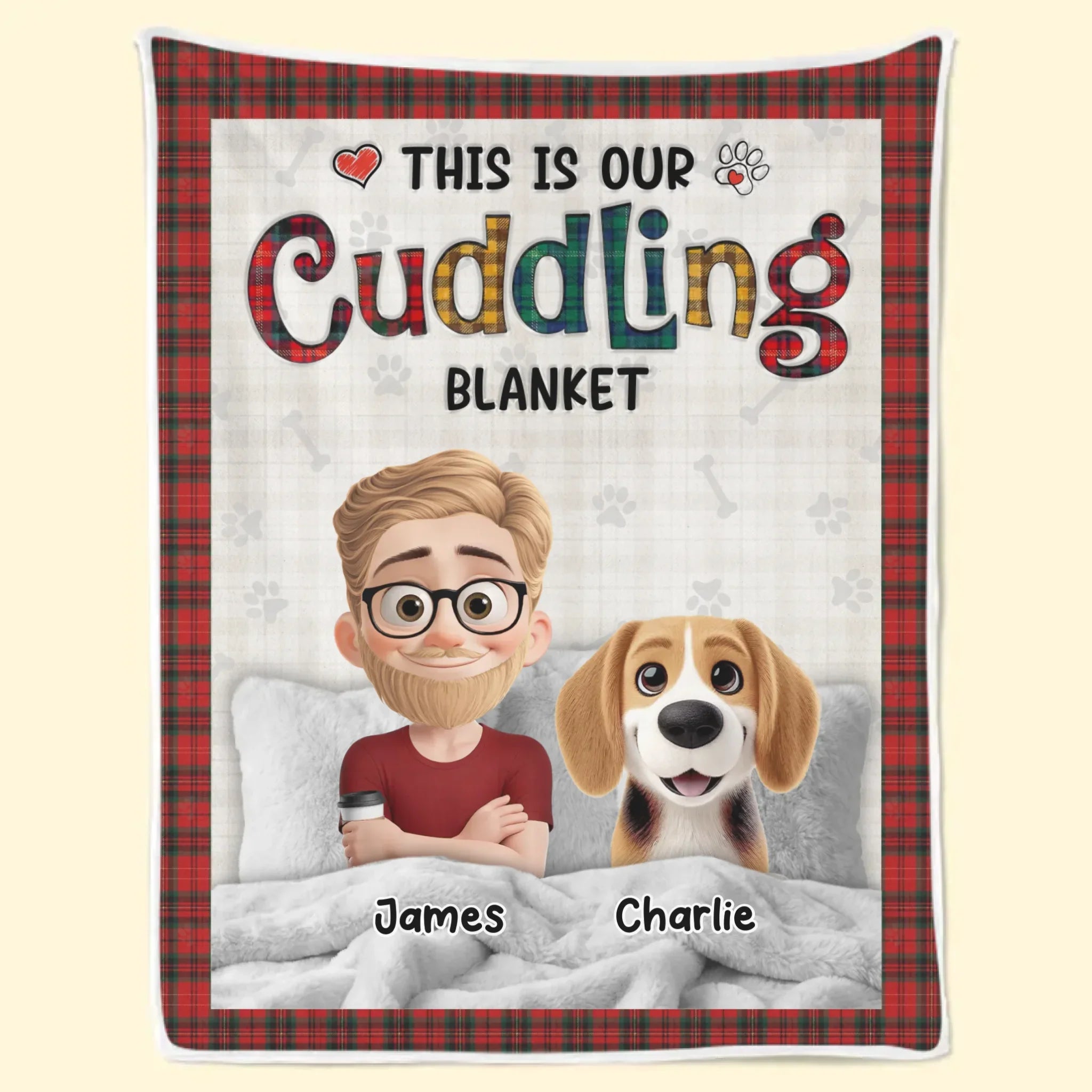 Custom Blanket - Personalized Birthday Gifts For Dog Cat Lovers, Dog Dad And Mom, Cat Owners - Forever Loved By Paws