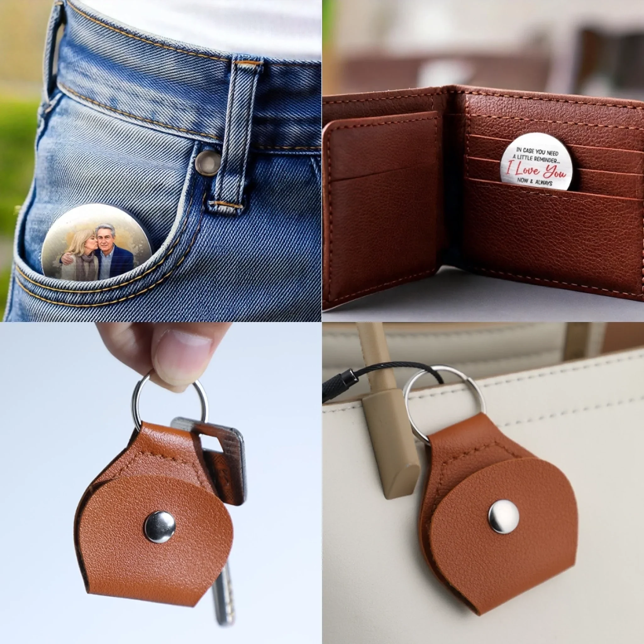 Custom Photo Pocket Hug - Personalized Anniversary Wedding Gifts For Husband And Wife, Him And Her - Love That Feels Like Us