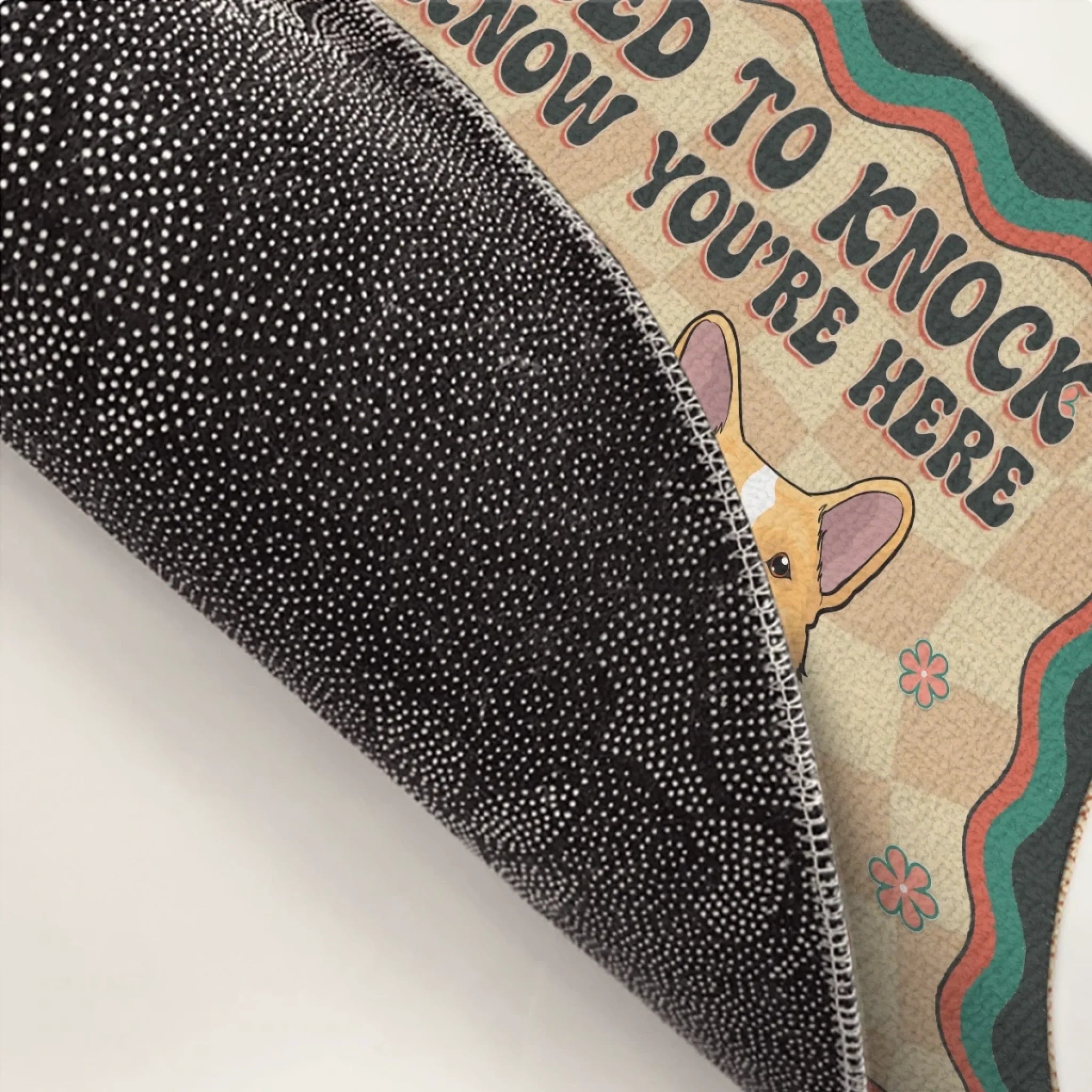 Custom Home Decor Decorative Mat - Personalized Birthday Gifts For Dog Lovers, Dog Dad And Mom - Proudly Dog Powered