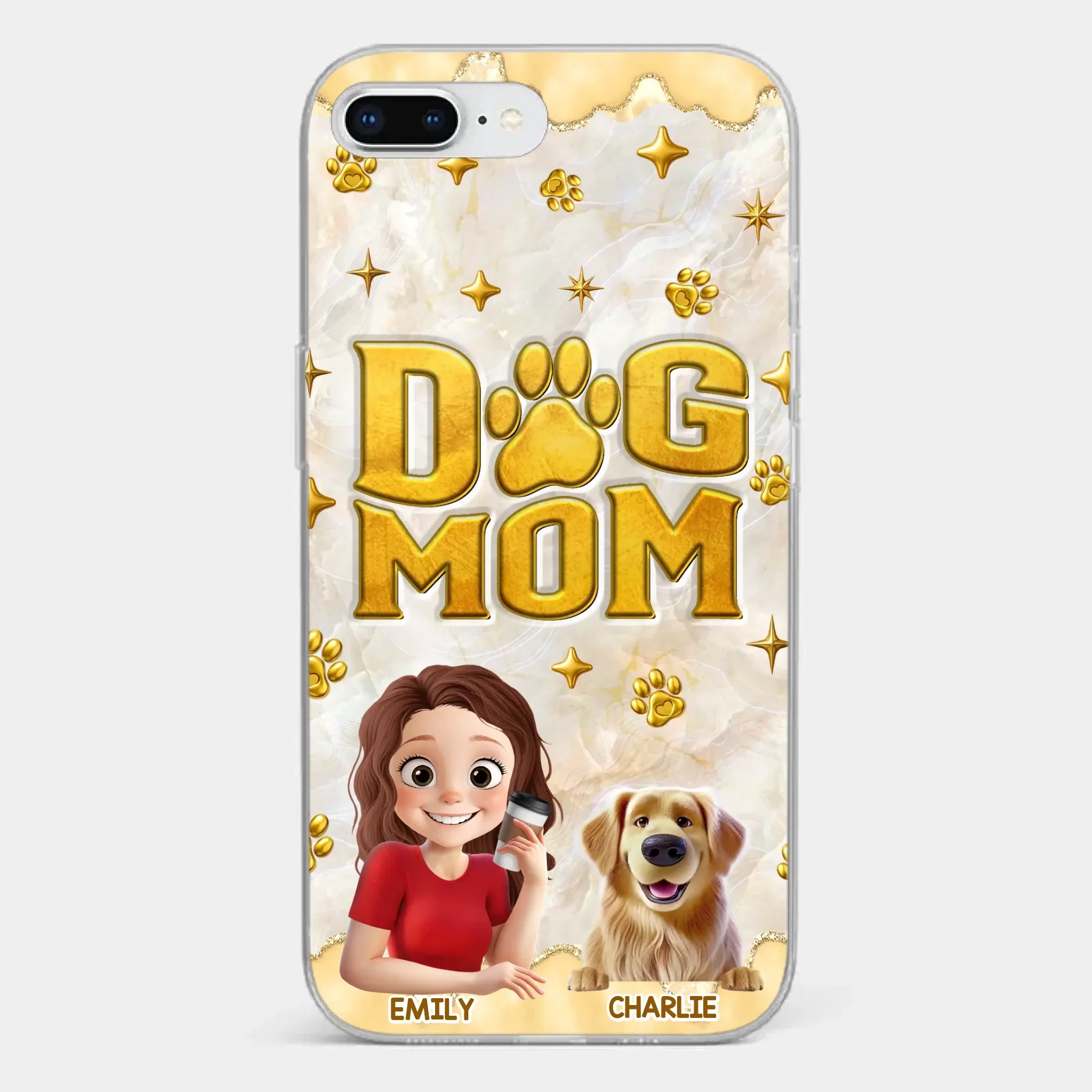 Custom Clear Phone Case - Personalized Christmas Birthday Gifts For Dog Cat Lovers, Dog Dad And Mom, Cat Owners - Pets Make Ordinary Days Brighter