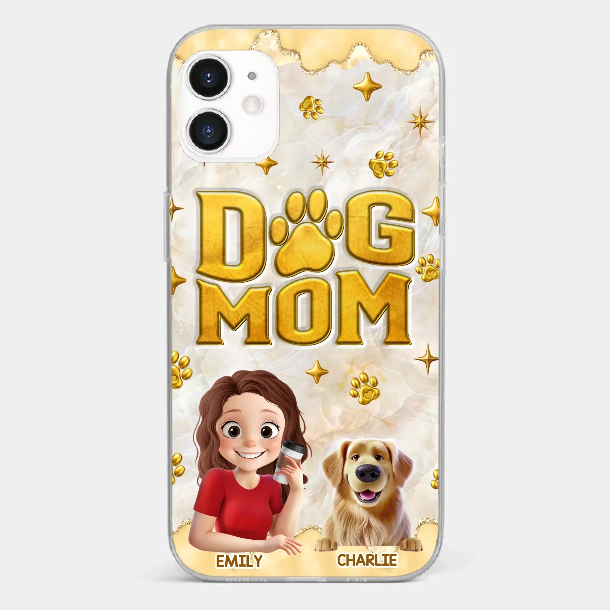Custom Clear Phone Case - Personalized Christmas Birthday Gifts For Dog Cat Lovers, Dog Dad And Mom, Cat Owners - Pets Make Ordinary Days Brighter
