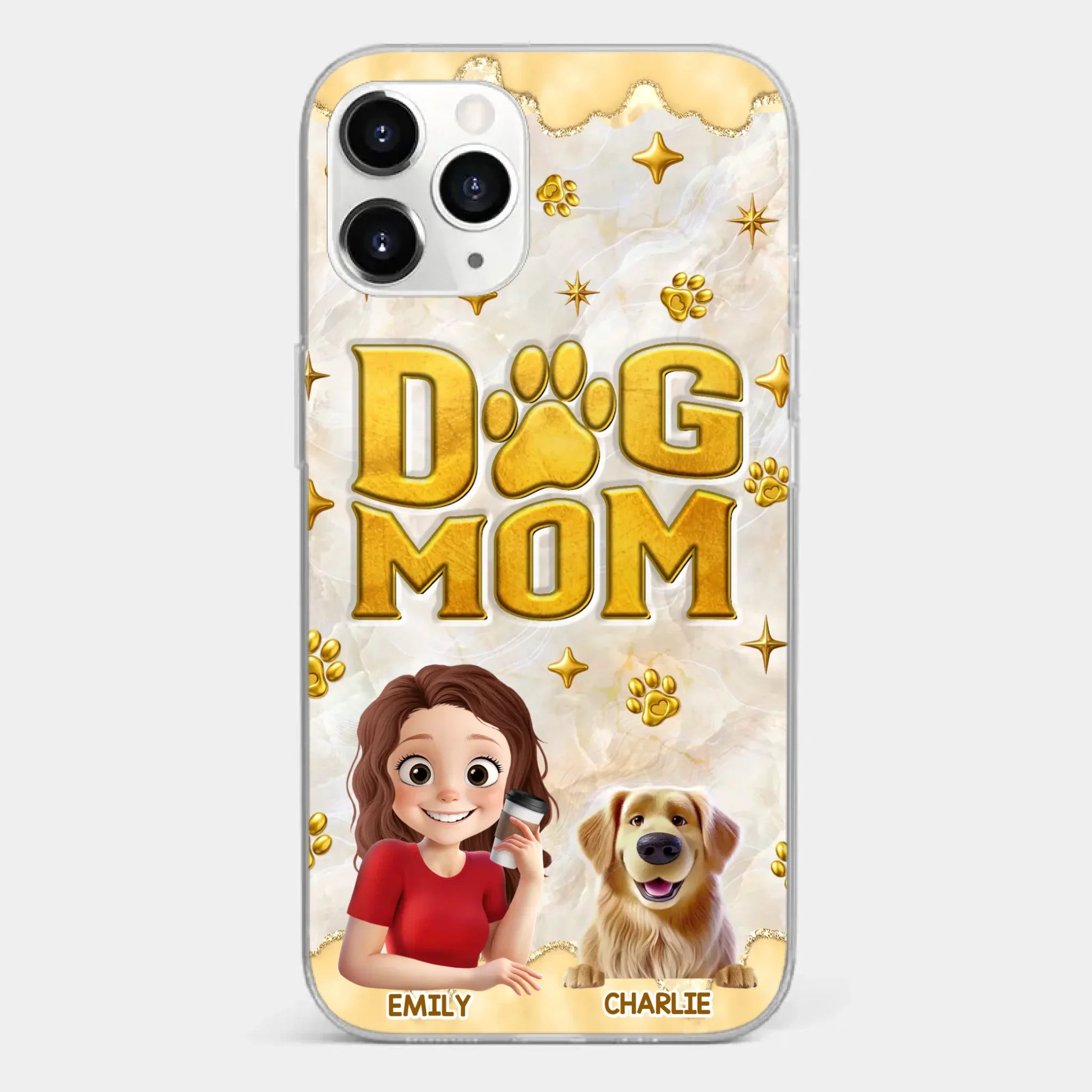 Custom Clear Phone Case - Personalized Christmas Birthday Gifts For Dog Cat Lovers, Dog Dad And Mom, Cat Owners - Pets Make Ordinary Days Brighter