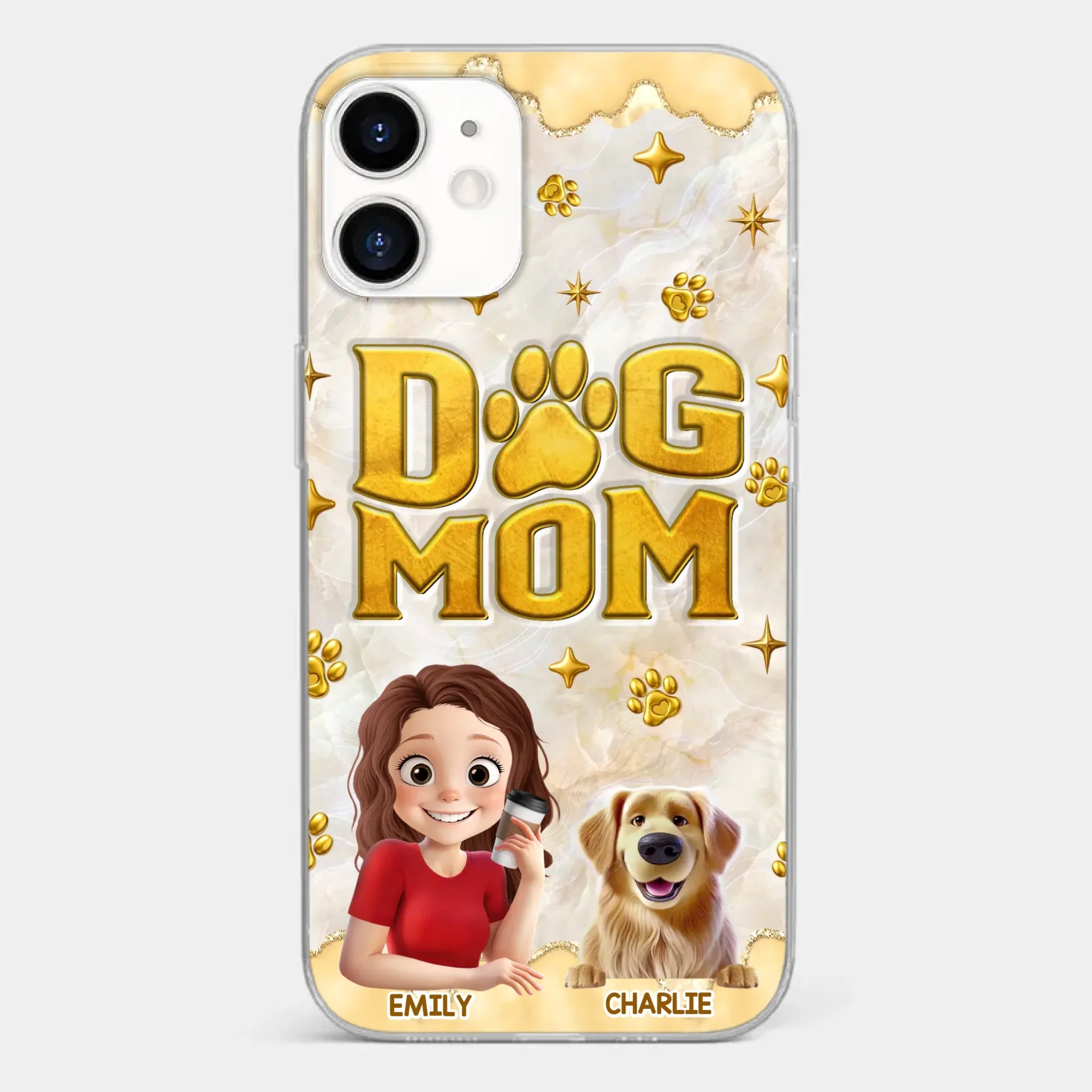Custom Clear Phone Case - Personalized Christmas Birthday Gifts For Dog Cat Lovers, Dog Dad And Mom, Cat Owners - Pets Make Ordinary Days Brighter