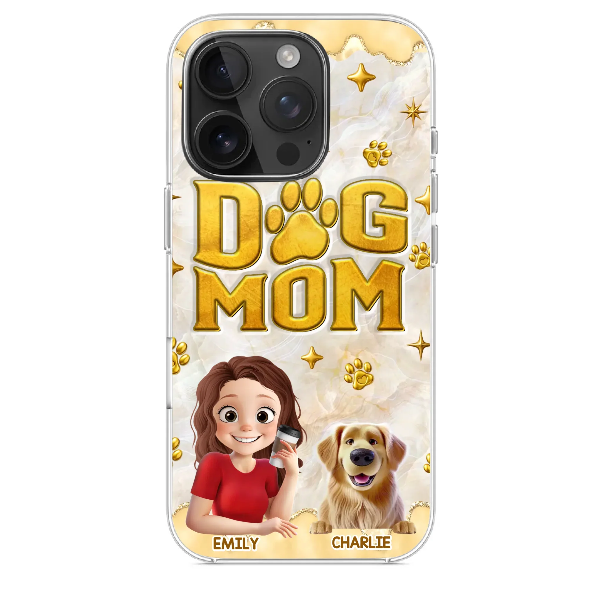 Custom Clear Phone Case - Personalized Christmas Birthday Gifts For Dog Cat Lovers, Dog Dad And Mom, Cat Owners - Pets Make Ordinary Days Brighter
