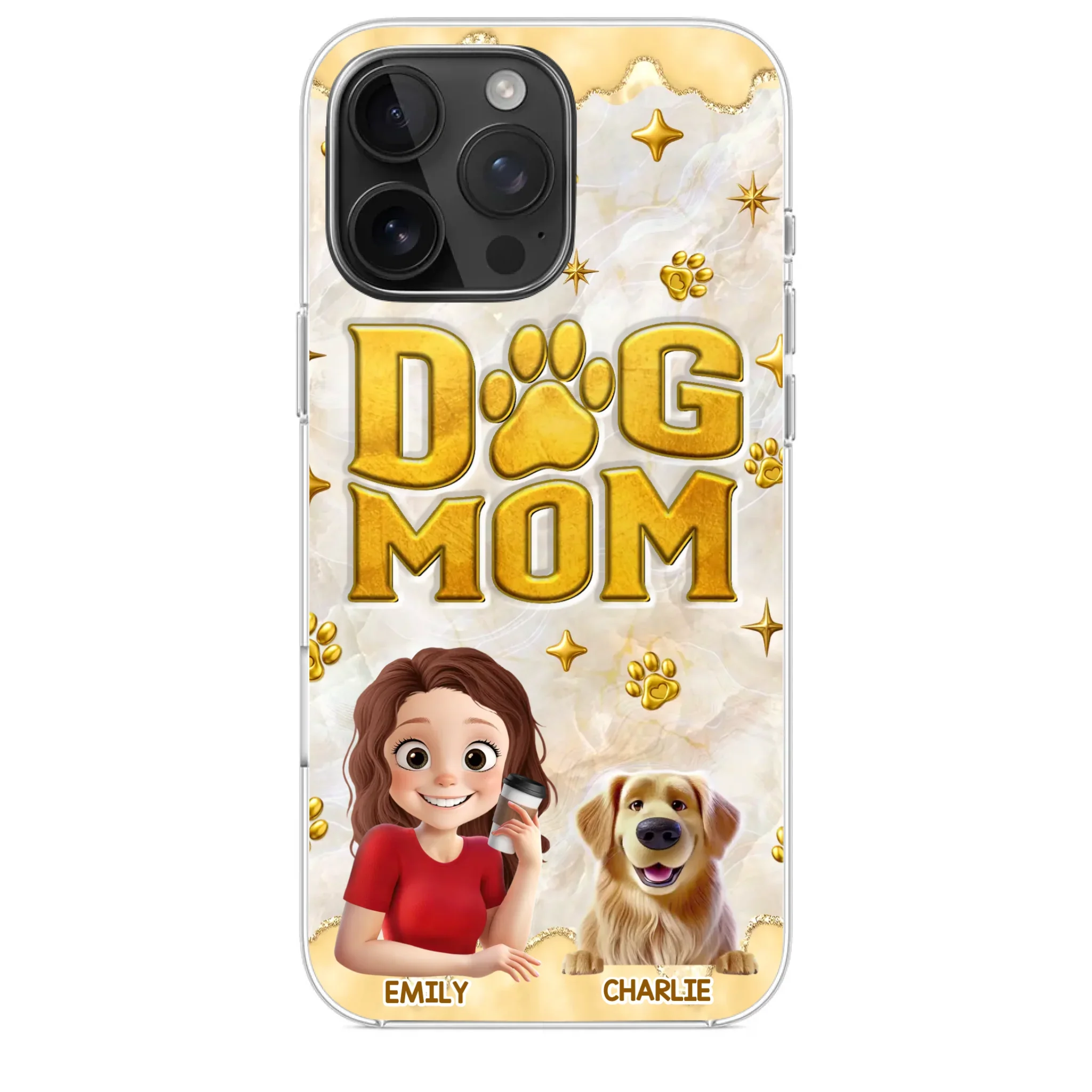 Custom Clear Phone Case - Personalized Christmas Birthday Gifts For Dog Cat Lovers, Dog Dad And Mom, Cat Owners - Pets Make Ordinary Days Brighter