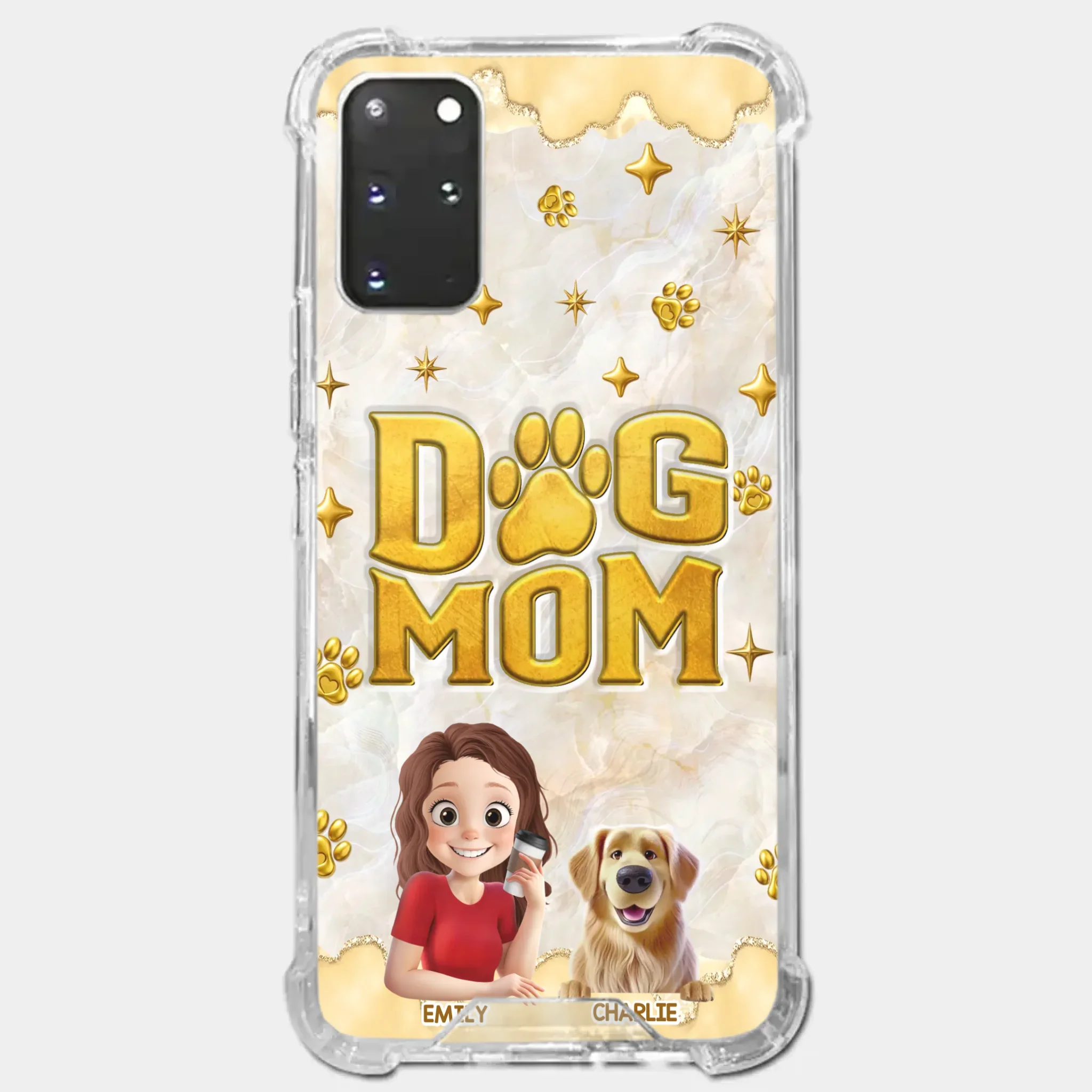 Custom Clear Phone Case - Personalized Christmas Birthday Gifts For Dog Cat Lovers, Dog Dad And Mom, Cat Owners - Pets Make Ordinary Days Brighter