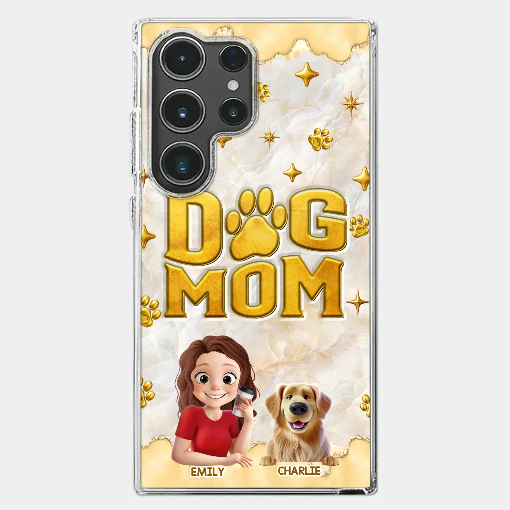 Custom Clear Phone Case - Personalized Christmas Birthday Gifts For Dog Cat Lovers, Dog Dad And Mom, Cat Owners - Pets Make Ordinary Days Brighter