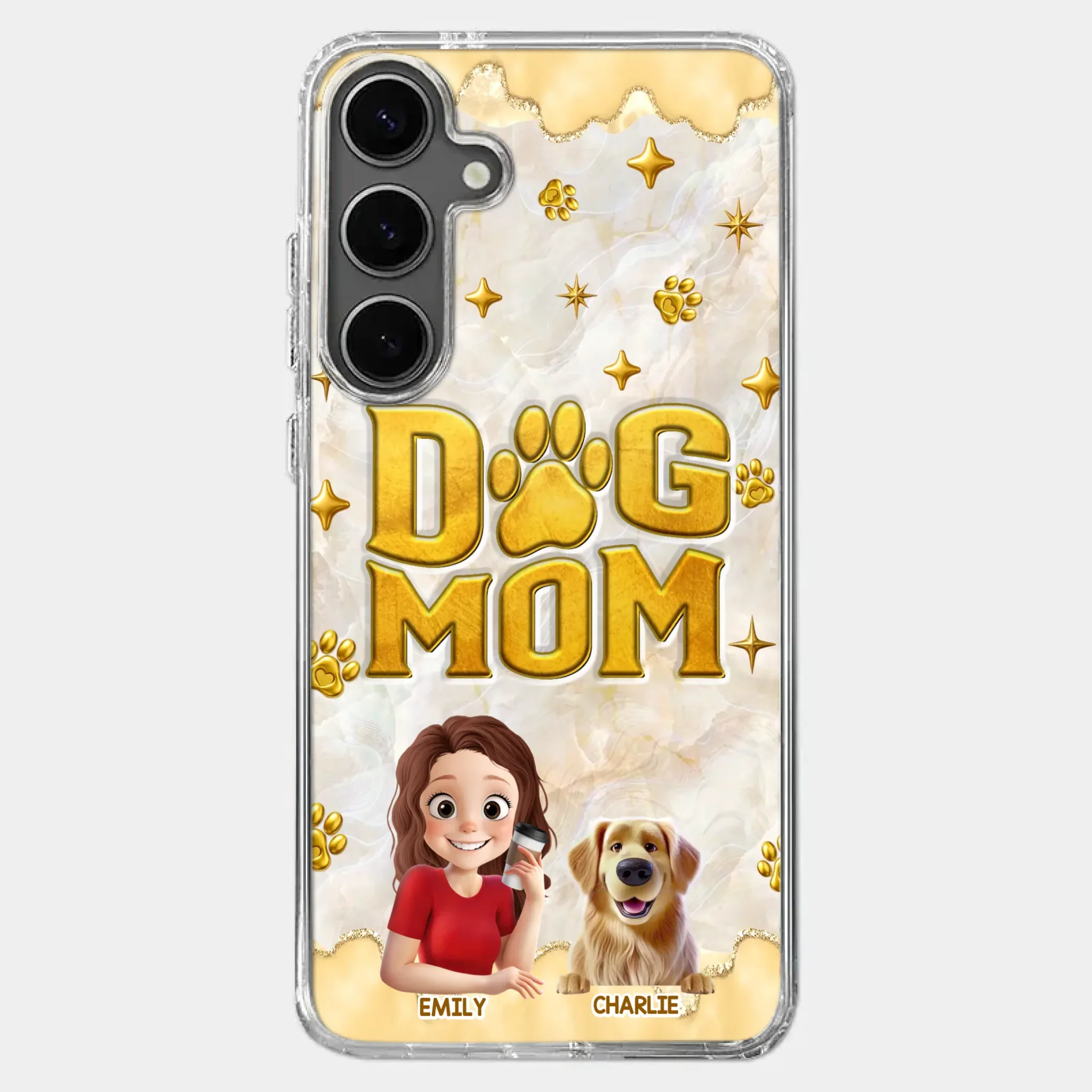 Custom Clear Phone Case - Personalized Christmas Birthday Gifts For Dog Cat Lovers, Dog Dad And Mom, Cat Owners - Pets Make Ordinary Days Brighter