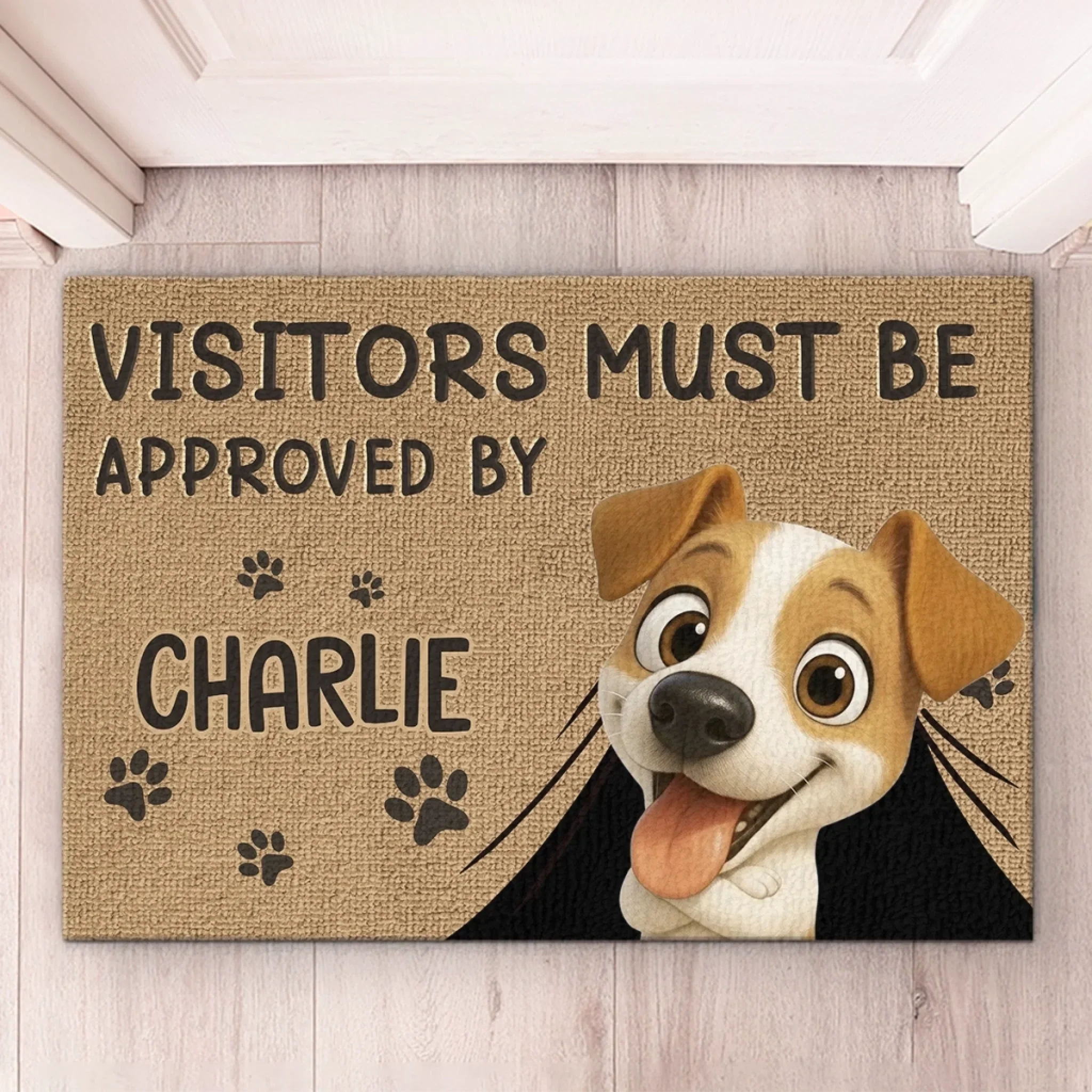 Custom Home Decor Decorative Mat - Personalized Birthday Gifts For Dog Lovers, Dog Dad And Mom - Official Paw Approval
