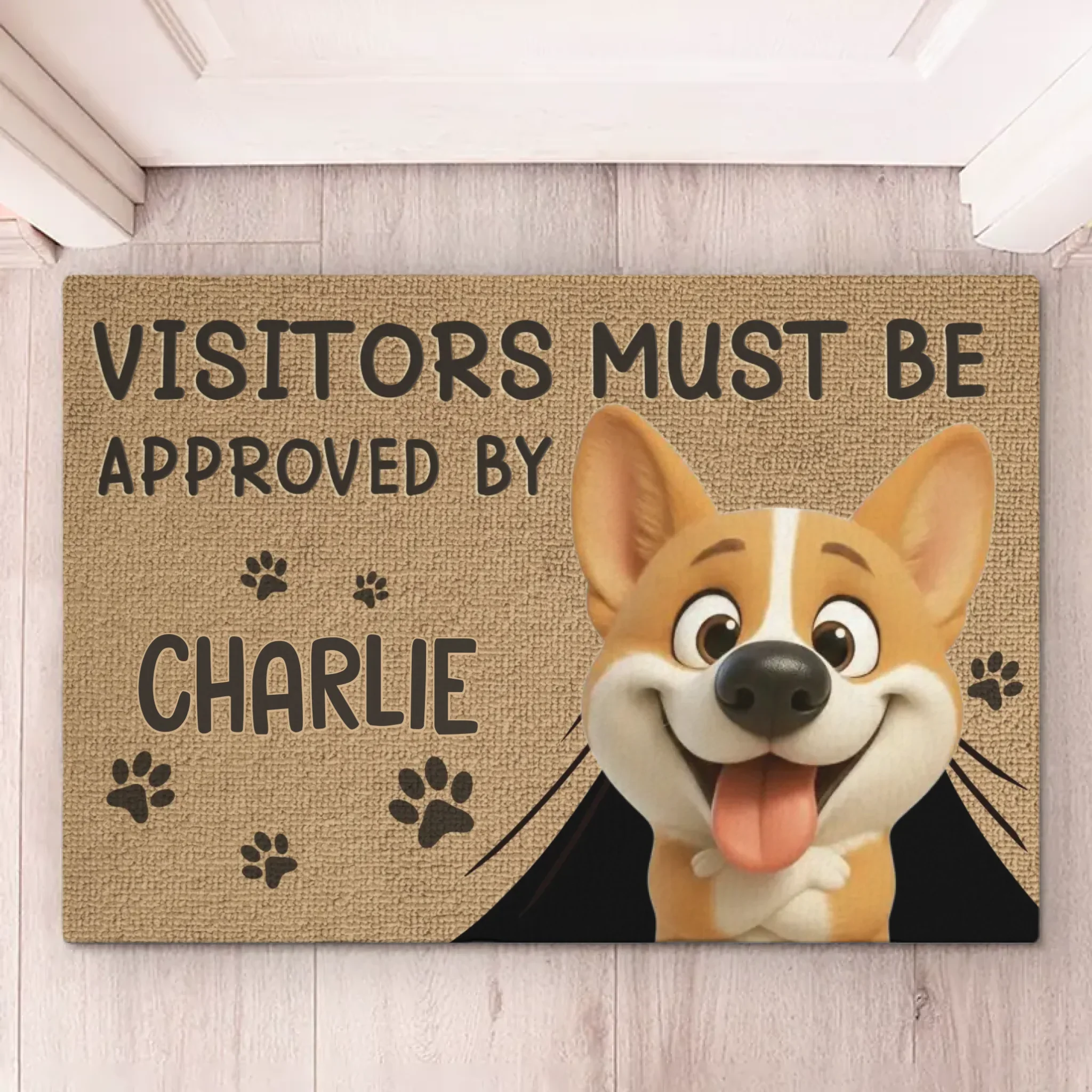 Custom Home Decor Decorative Mat - Personalized Birthday Gifts For Dog Lovers, Dog Dad And Mom - Official Paw Approval