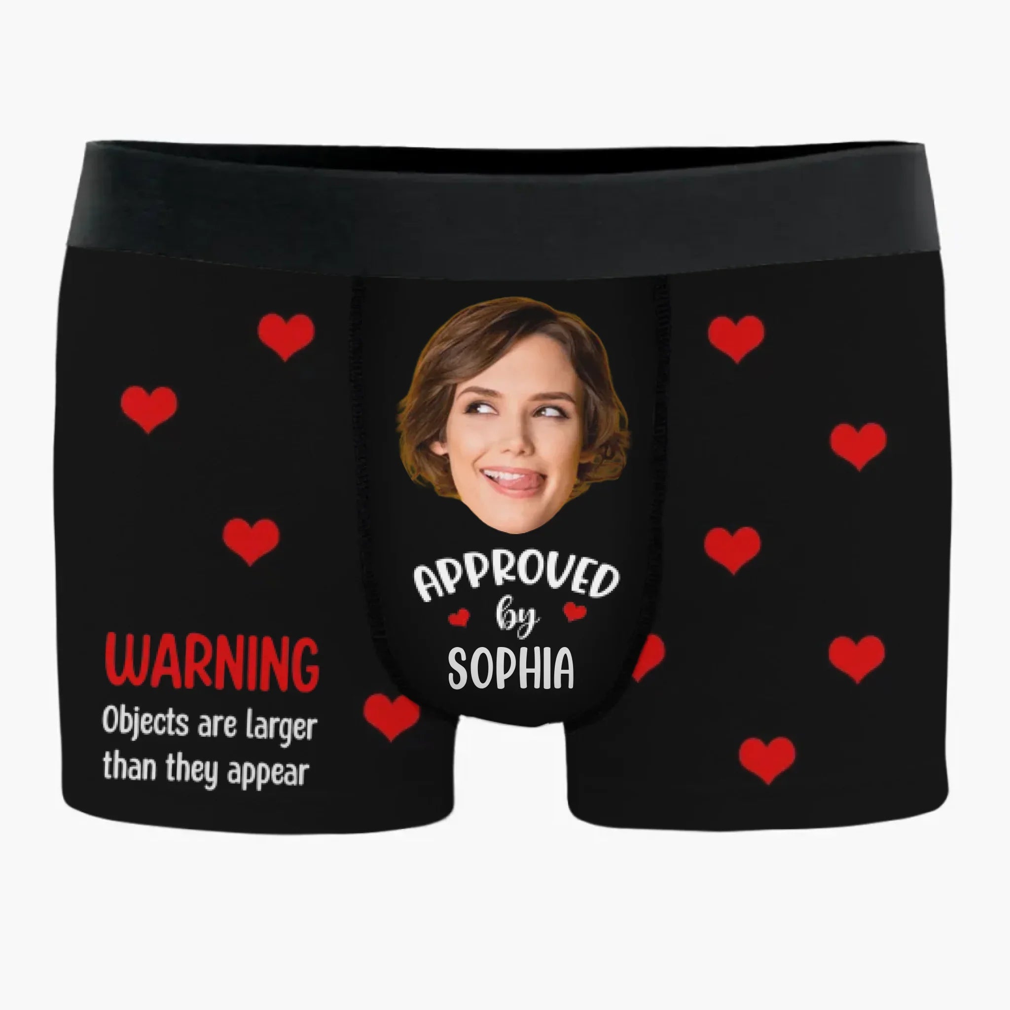 Custom Photo Boxer Briefs, Men's Boxers - Personalized Anniversary Wedding Gifts For Husband And Wife, Him And Her - Life Is Better Together