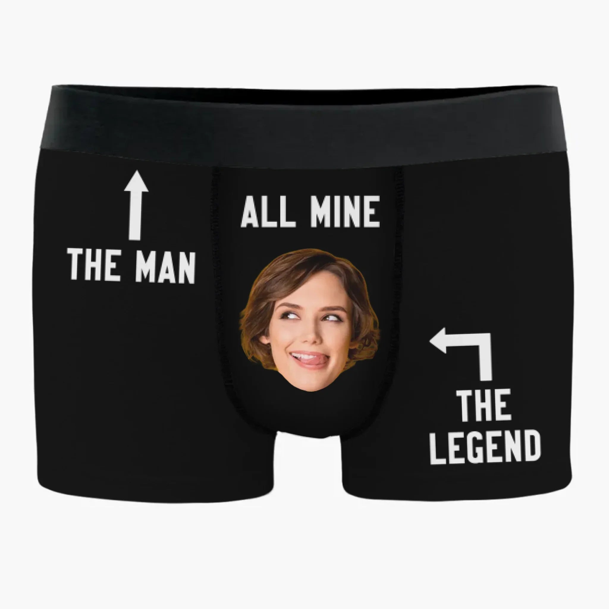 Custom Photo Boxer Briefs, Men's Boxers - Personalized Anniversary Wedding Gifts For Husband And Wife, Him And Her - You Are My Everyday Joy