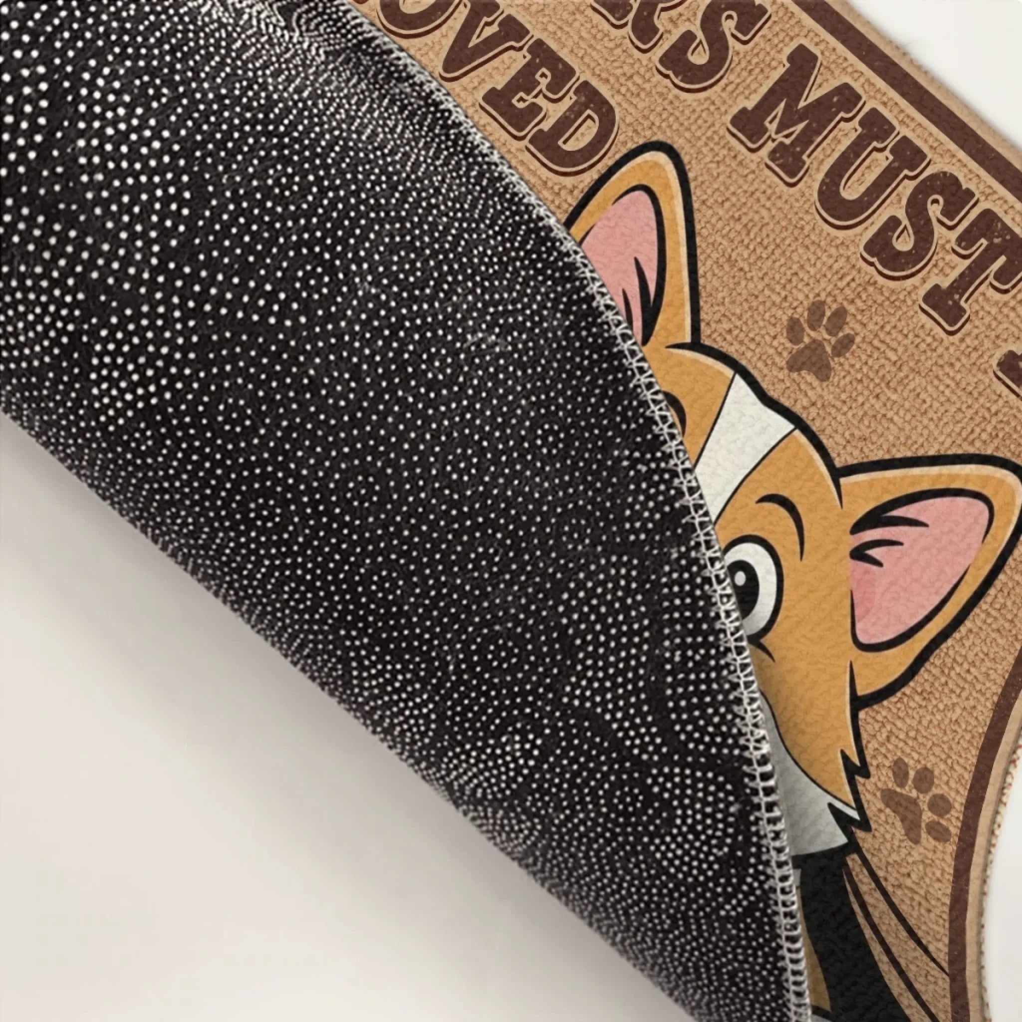 Custom Home Decor Decorative Mat - Personalized Birthday Gifts For Dog Lovers, Dog Dad And Mom - House Gatekeeper