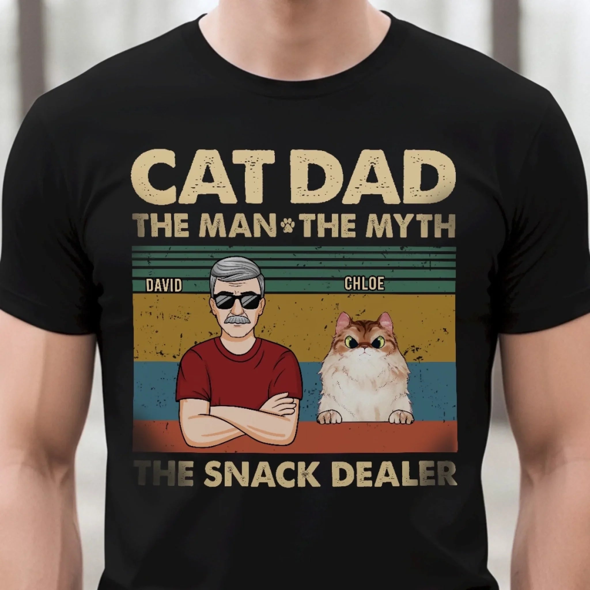 Custom Unisex T-shirt, Premium T-shirt, Hoodie - Personalized Birthday Gifts For Cat Lovers, Cat Mom And Dad - The Snack Dealer