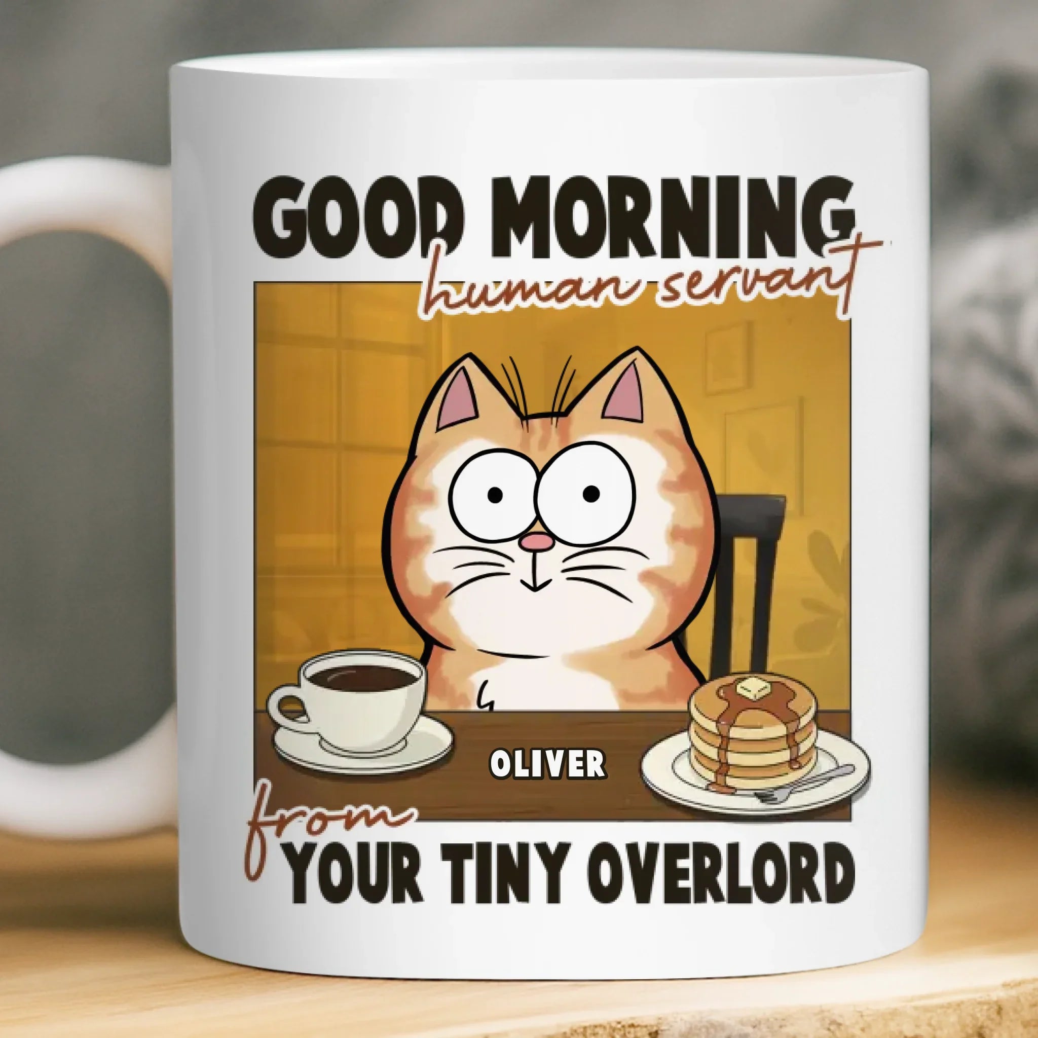 Custom Mug - Personalized Birthday Gifts For Cat Lovers, Cat Mom And Dad - I’m Watching You