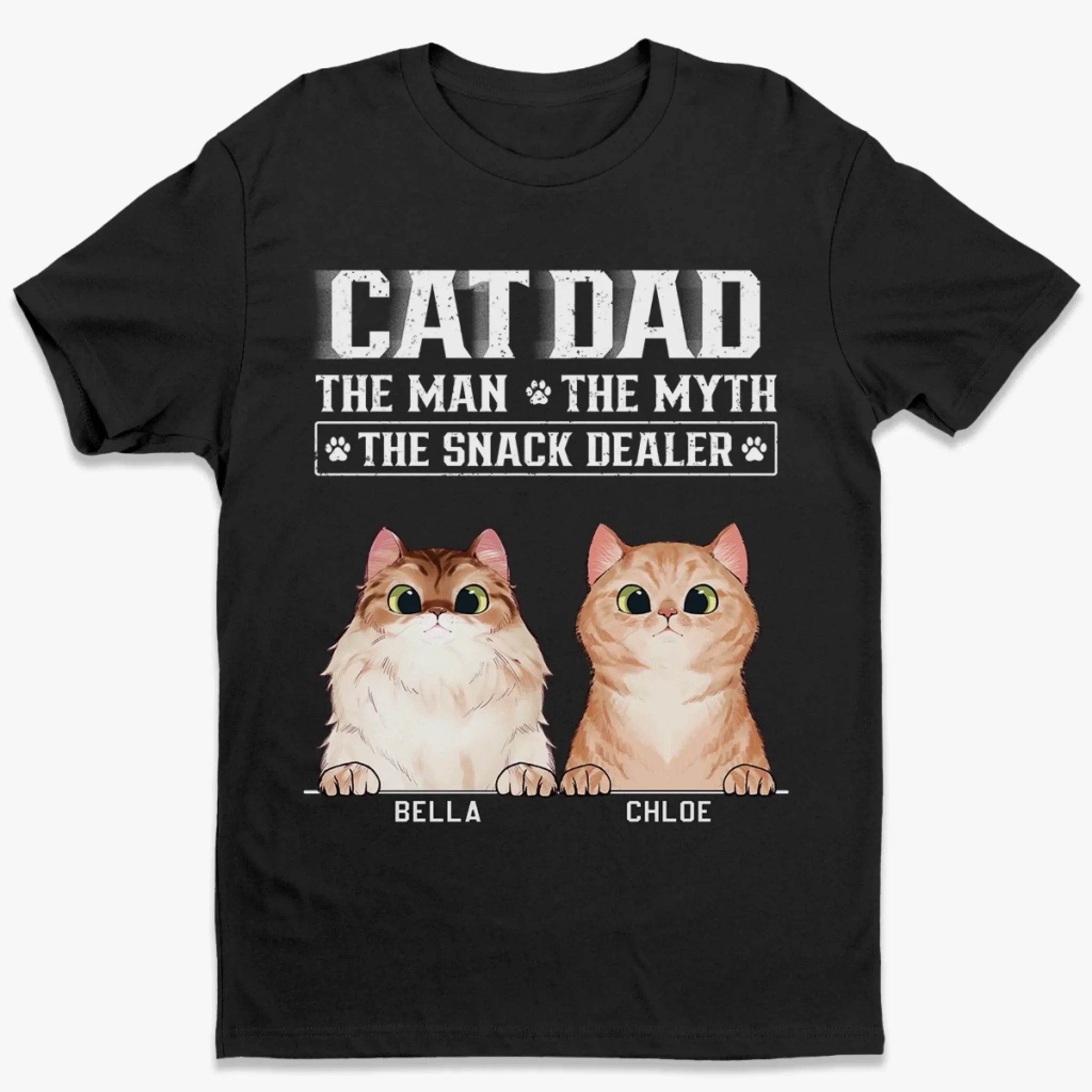 Custom Unisex T-shirt, Premium T-shirt, Hoodie - Personalized Birthday Gifts For Cat Lovers, Cat Mom And Dad - Real Men Love Cats