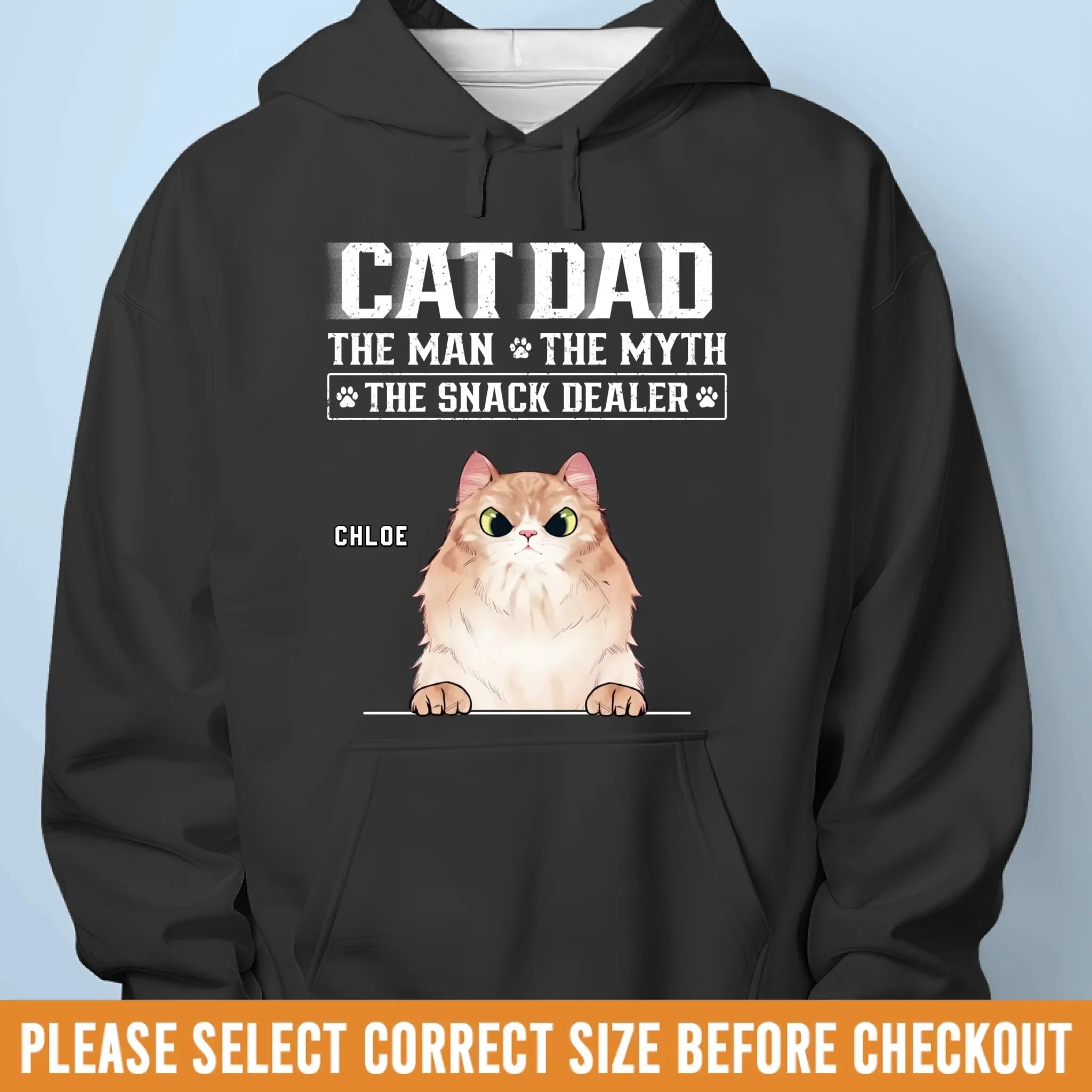 Custom Unisex T-shirt, Premium T-shirt, Hoodie - Personalized Birthday Gifts For Cat Lovers, Cat Mom And Dad - Real Men Love Cats