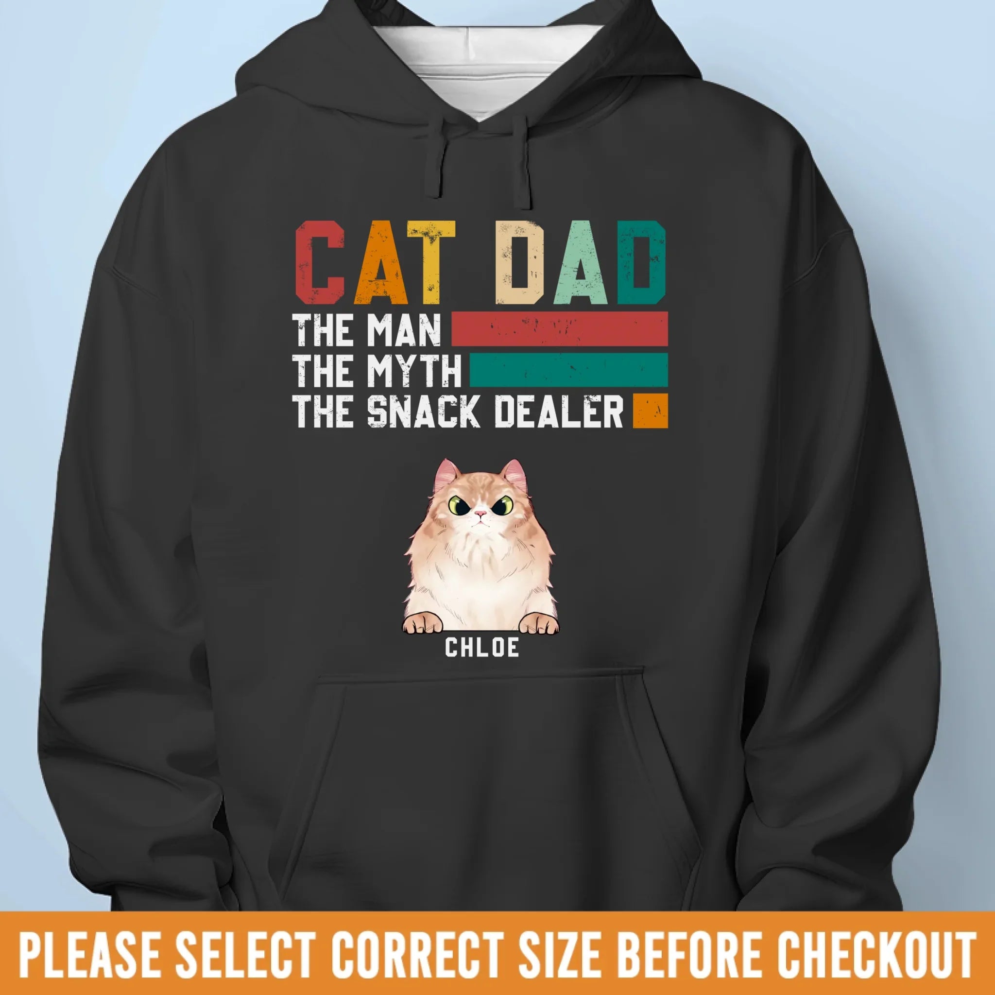 Custom Unisex T-shirt, Premium T-shirt, Hoodie - Personalized Christmas Birthday Gifts For Cat Lovers, Cat Mom And Dad - Professional Treat Negotiator