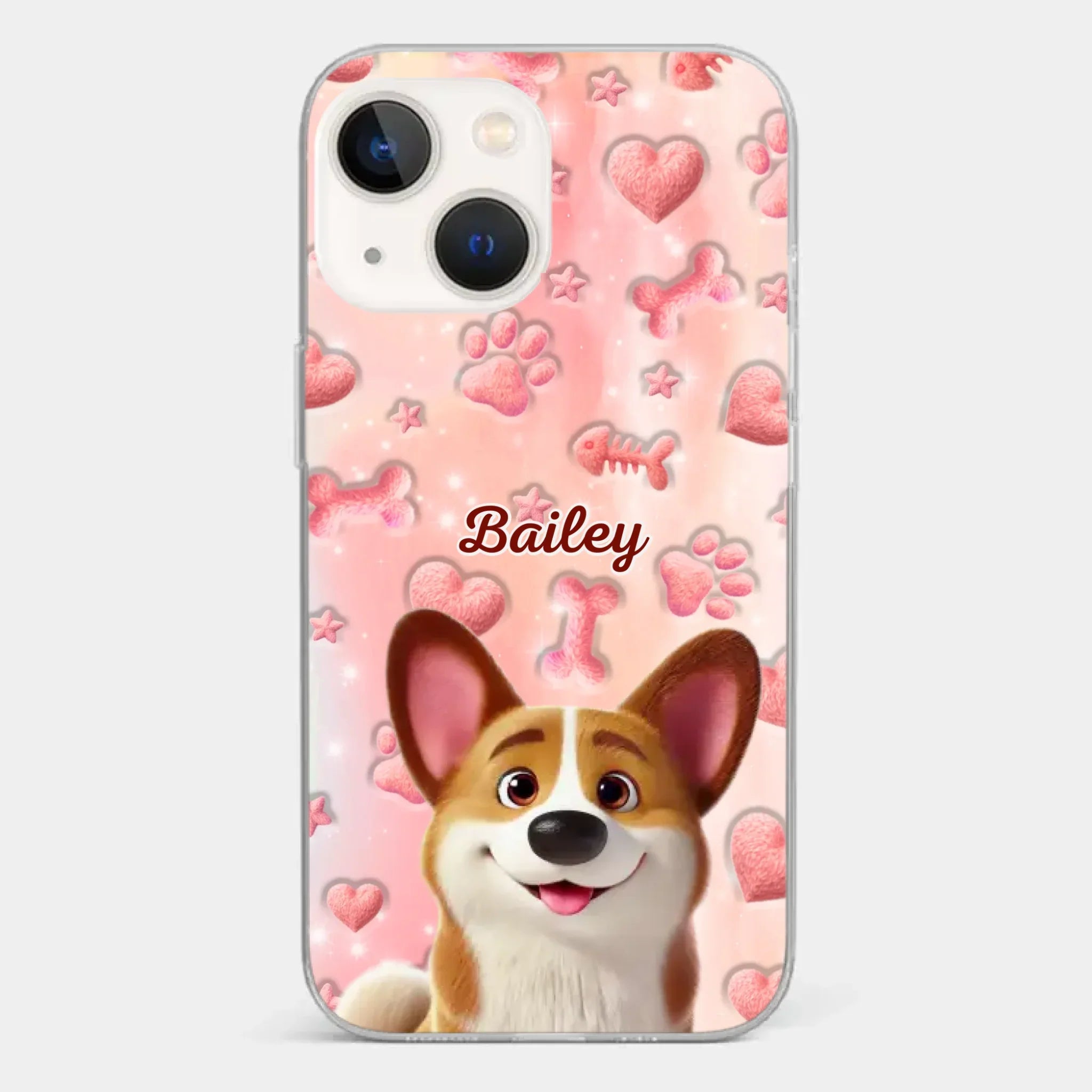 Custom Clear Phone Case - Personalized Christmas Birthday Gifts For Dog Cat Lovers, Dog Dad And Mom, Cat Owners - Every Day Starts With Paws