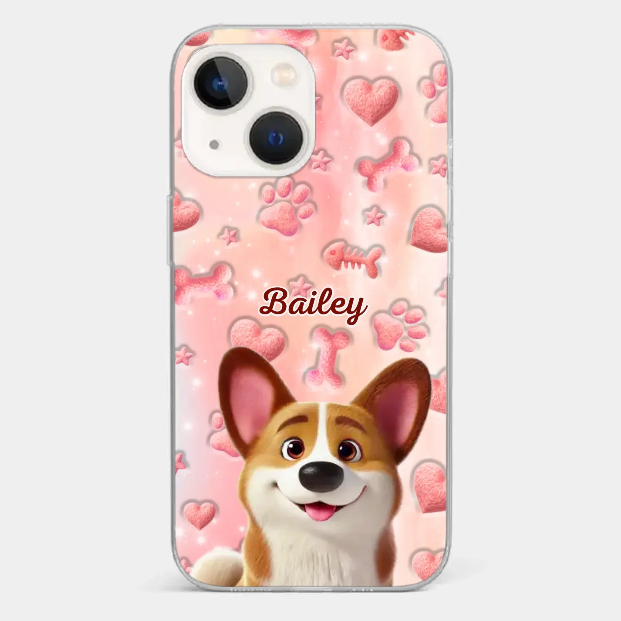 Custom Clear Phone Case - Personalized Christmas Birthday Gifts For Dog Cat Lovers, Dog Dad And Mom, Cat Owners - Every Day Starts With Paws
