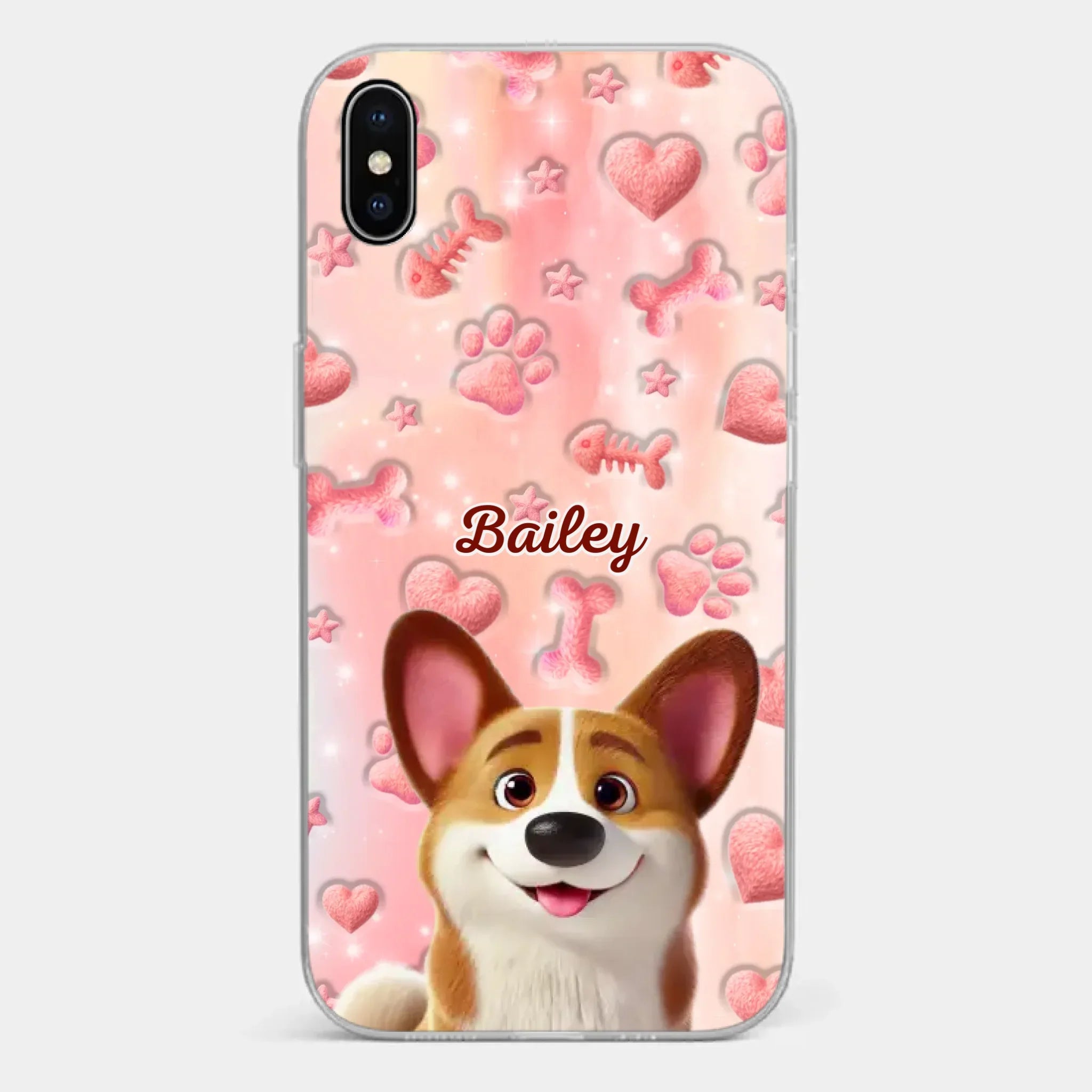 Custom Clear Phone Case - Personalized Christmas Birthday Gifts For Dog Cat Lovers, Dog Dad And Mom, Cat Owners - Every Day Starts With Paws