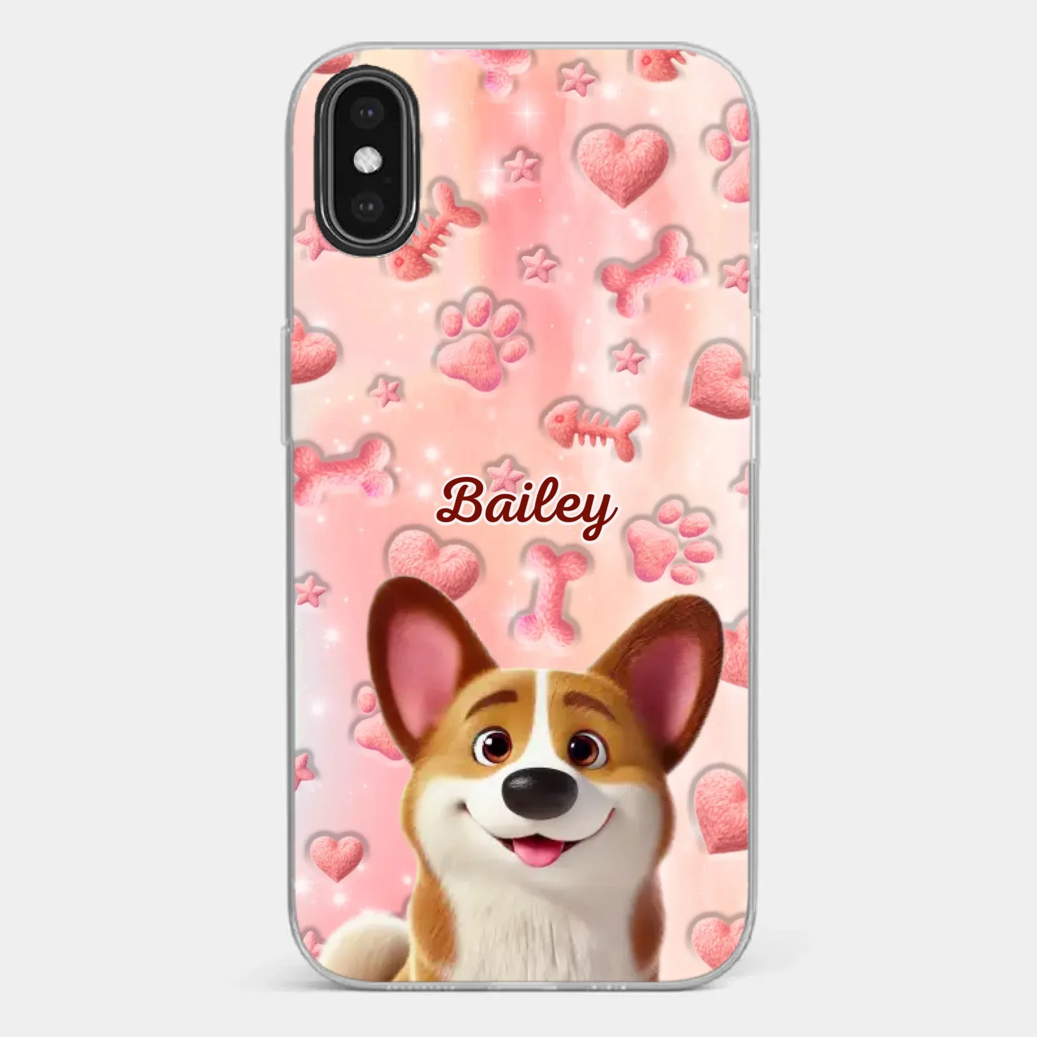 Custom Clear Phone Case - Personalized Christmas Birthday Gifts For Dog Cat Lovers, Dog Dad And Mom, Cat Owners - Every Day Starts With Paws