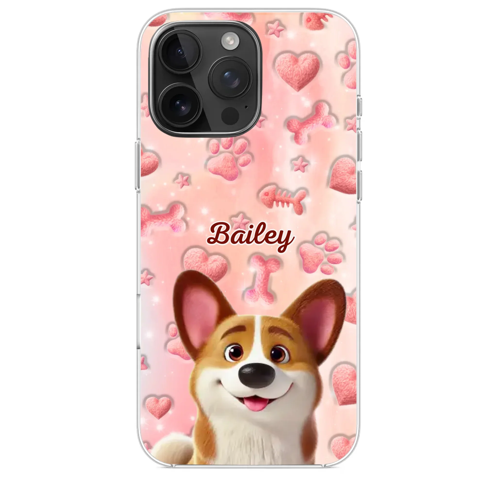 Custom Clear Phone Case - Personalized Christmas Birthday Gifts For Dog Cat Lovers, Dog Dad And Mom, Cat Owners - Every Day Starts With Paws