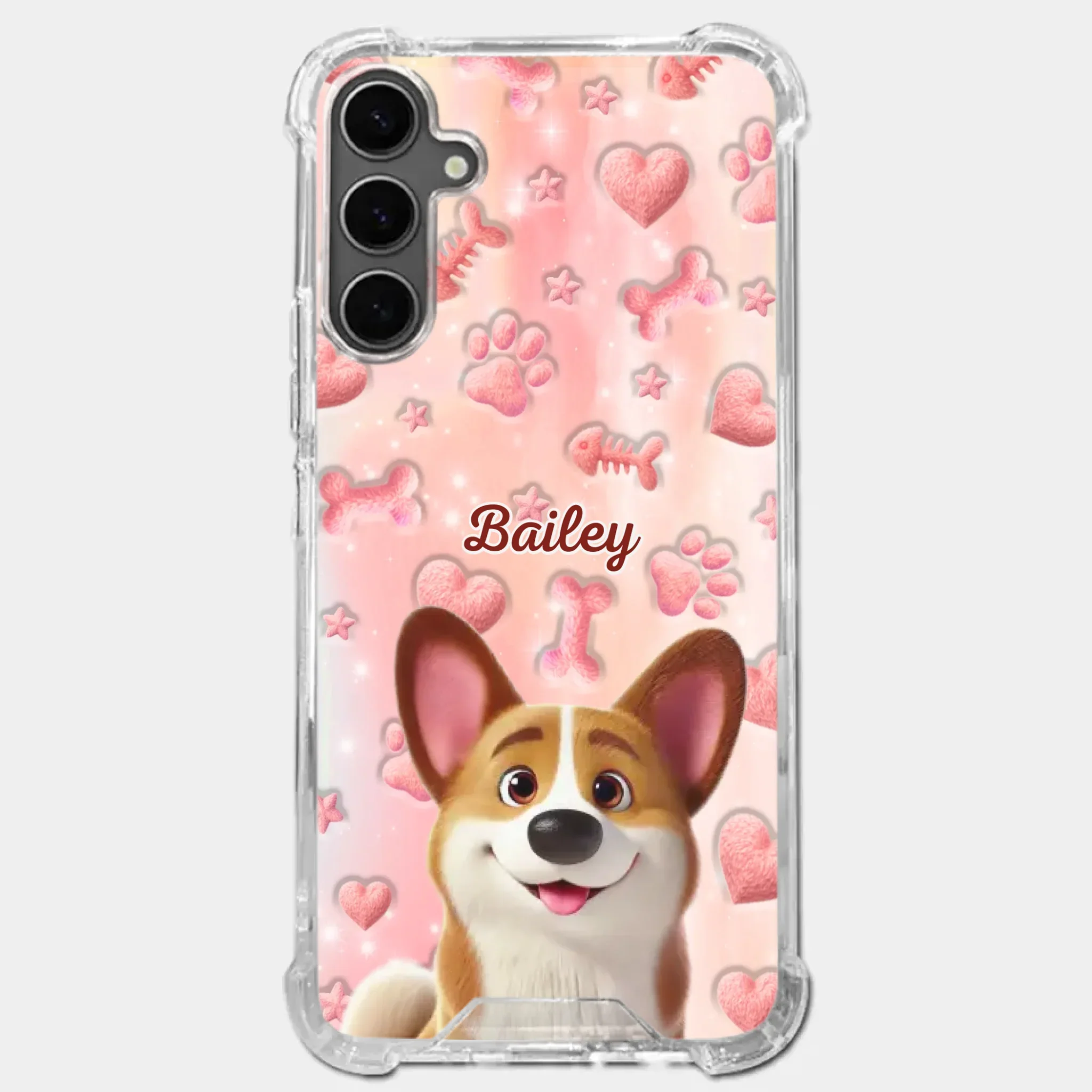 Custom Clear Phone Case - Personalized Christmas Birthday Gifts For Dog Cat Lovers, Dog Dad And Mom, Cat Owners - Every Day Starts With Paws