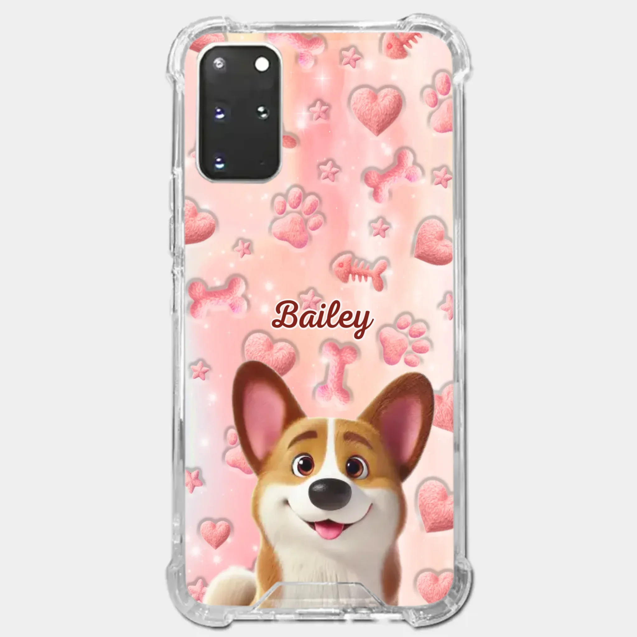 Custom Clear Phone Case - Personalized Christmas Birthday Gifts For Dog Cat Lovers, Dog Dad And Mom, Cat Owners - Every Day Starts With Paws