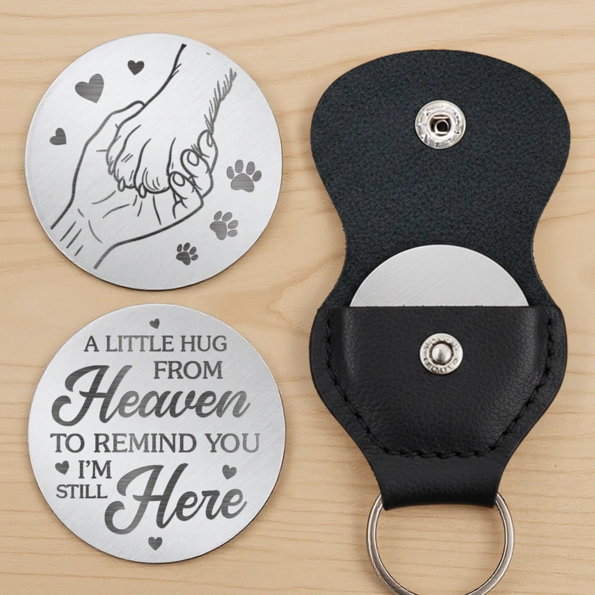 I'm With You, Always - Memorial Pocket Hug - Sympathy Gift For Pet Owners, Pet Lovers