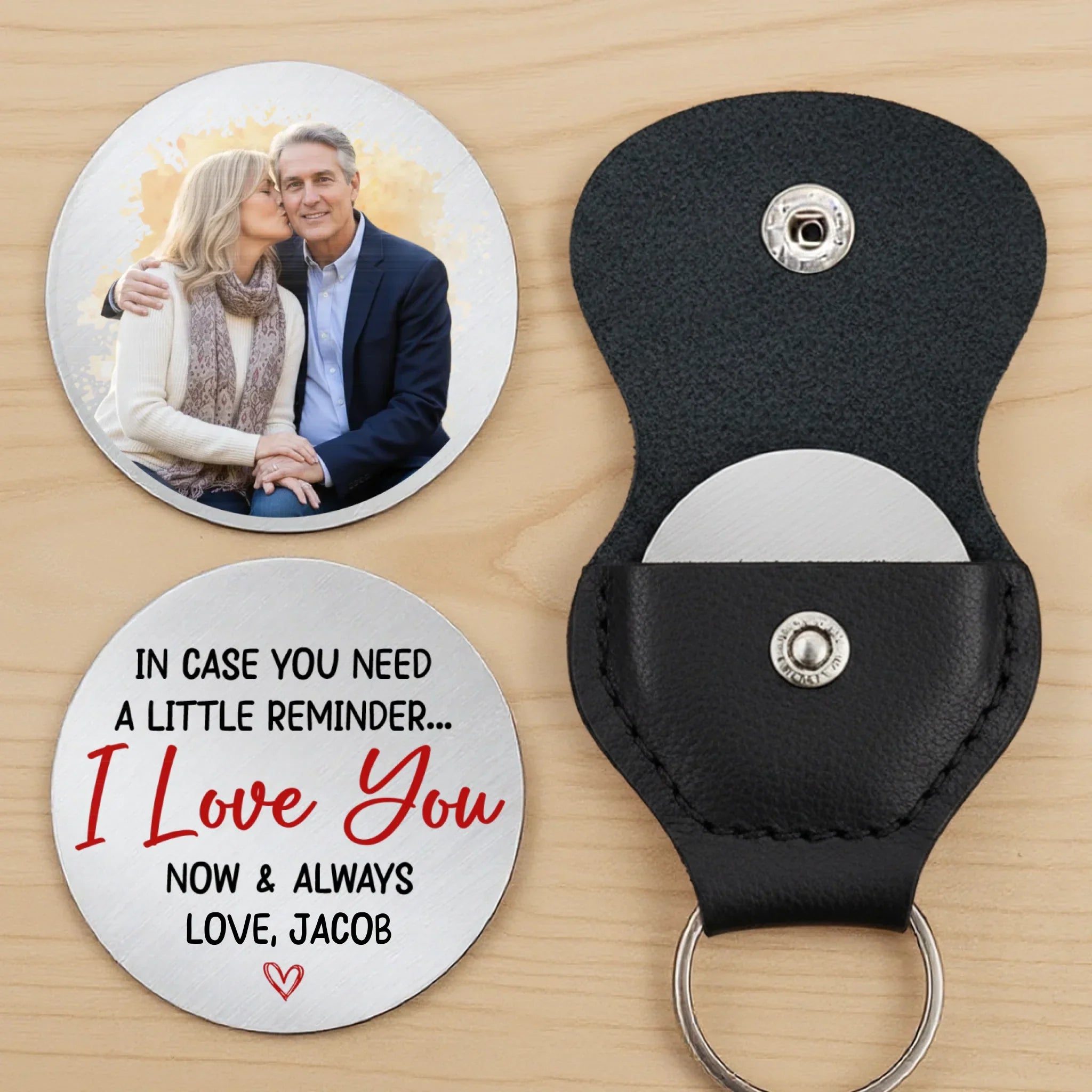 Custom Photo Pocket Hug - Personalized Anniversary Wedding Gifts For Husband And Wife, Him And Her - Love That Feels Like Us
