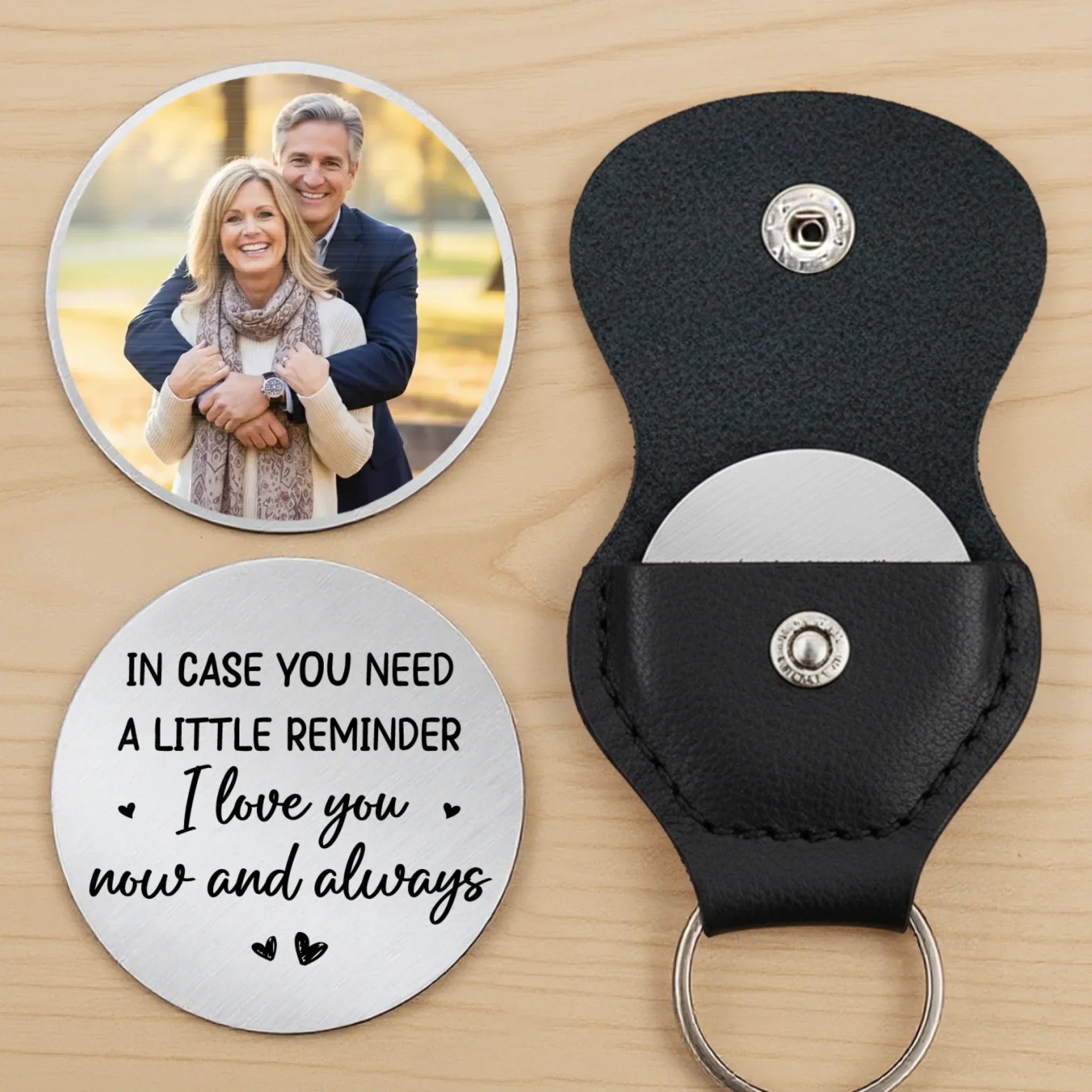 Custom Photo Pocket Hug - Personalized Anniversary Wedding Gifts For Husband And Wife, Him And Her - Loving You Feels Like Home