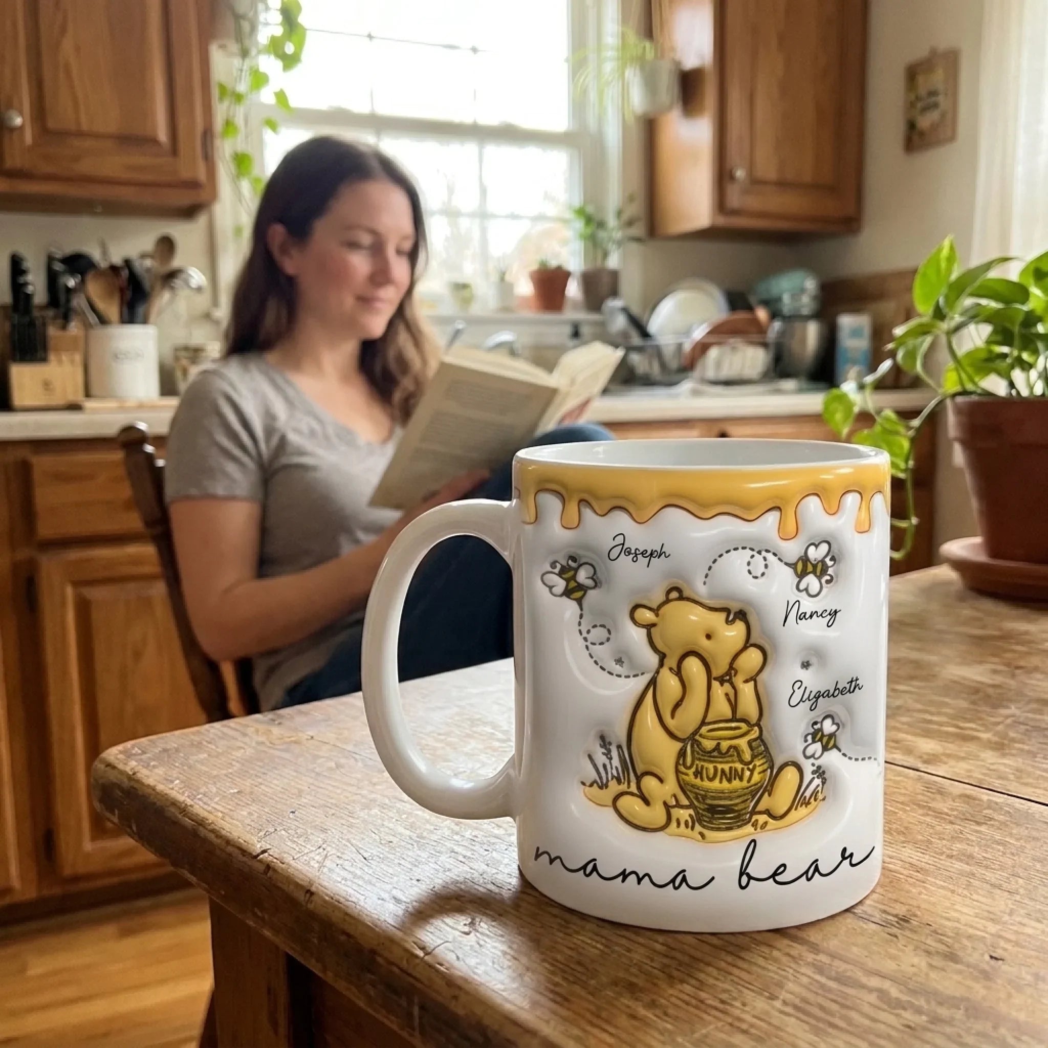 The Family Is The Test Of Freedom - Family Personalized Custom 3D Inflated Effect Printed Mug - Mother's Day, Gift For Mom, Grandma