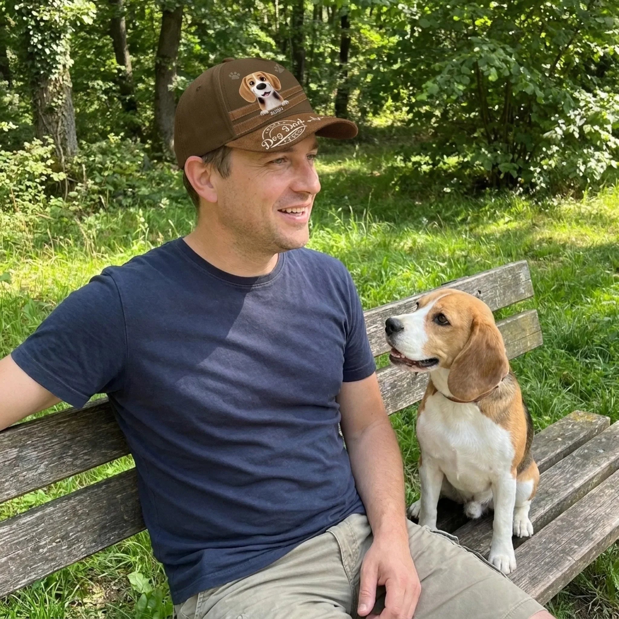 Fur Real, The Best Dad - Dog Personalized Custom Hat, All Over Print Classic Cap - Father's Day, Gift For Pet Owners, Pet Lovers