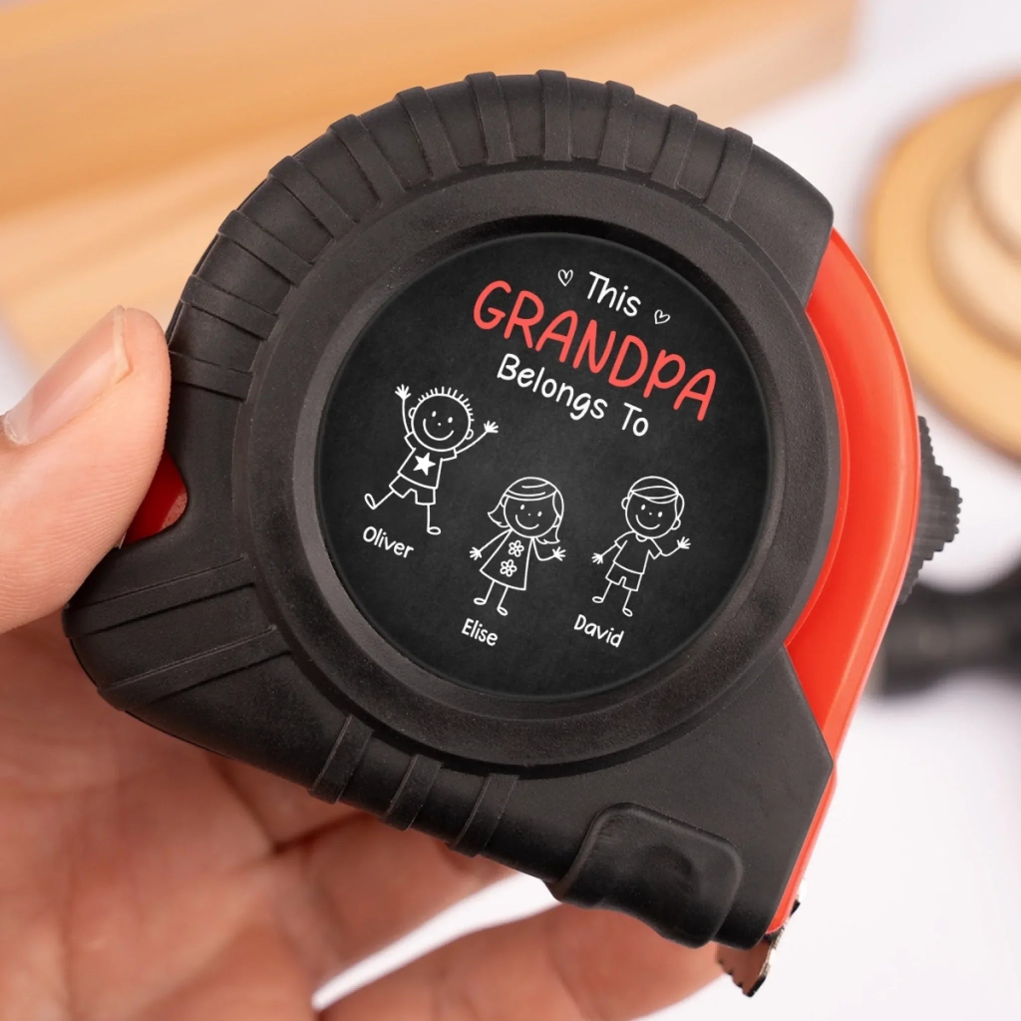 Custom Tape Measure - Personalized Father's Day Gifts For Dad, Grandpa - Grandpa Measures Like A Pro