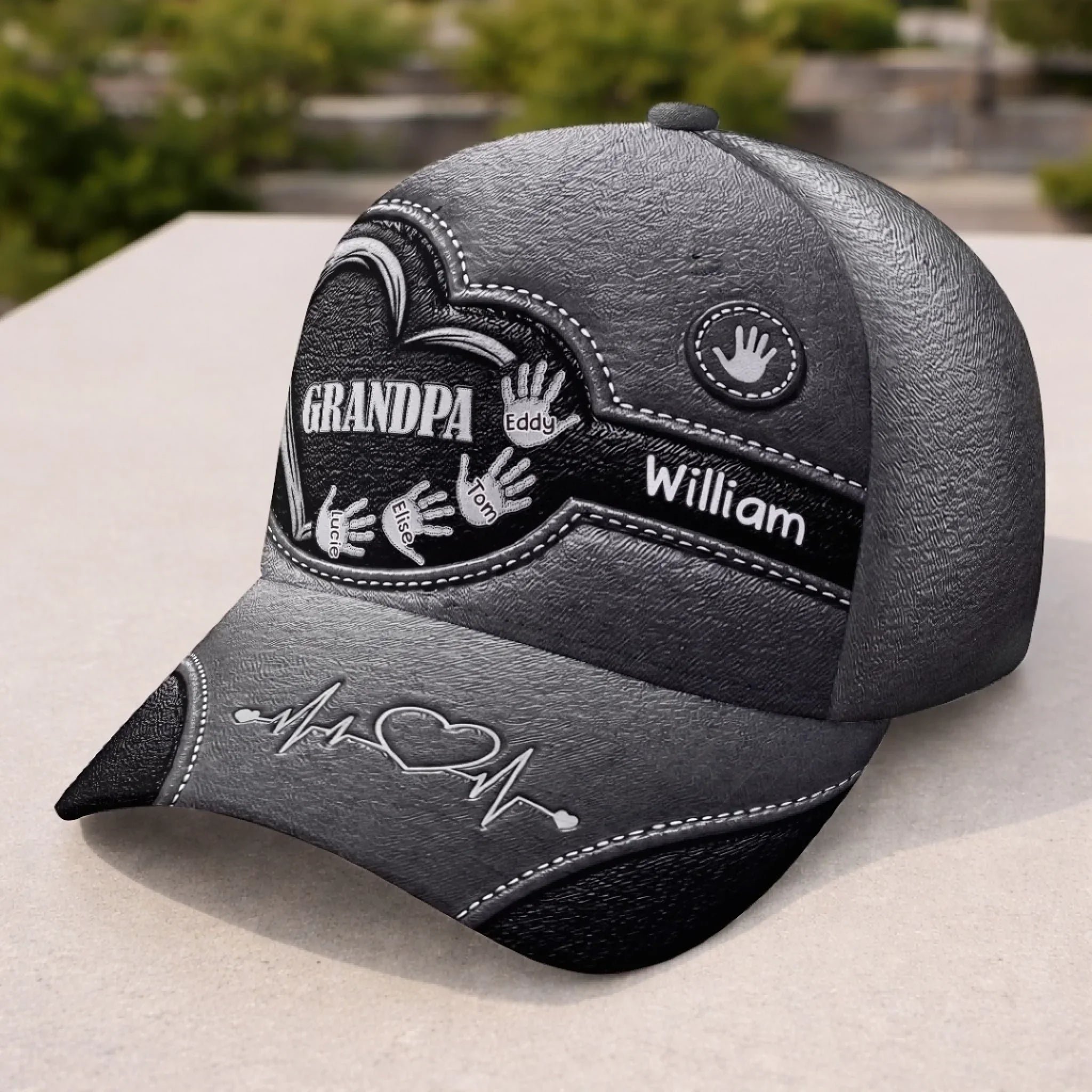Custom Hat, All Over Print Classic Cap - Personalized Father's Day Birthday Gifts For Dad, Grandpa - Dad Makes Every Day Better