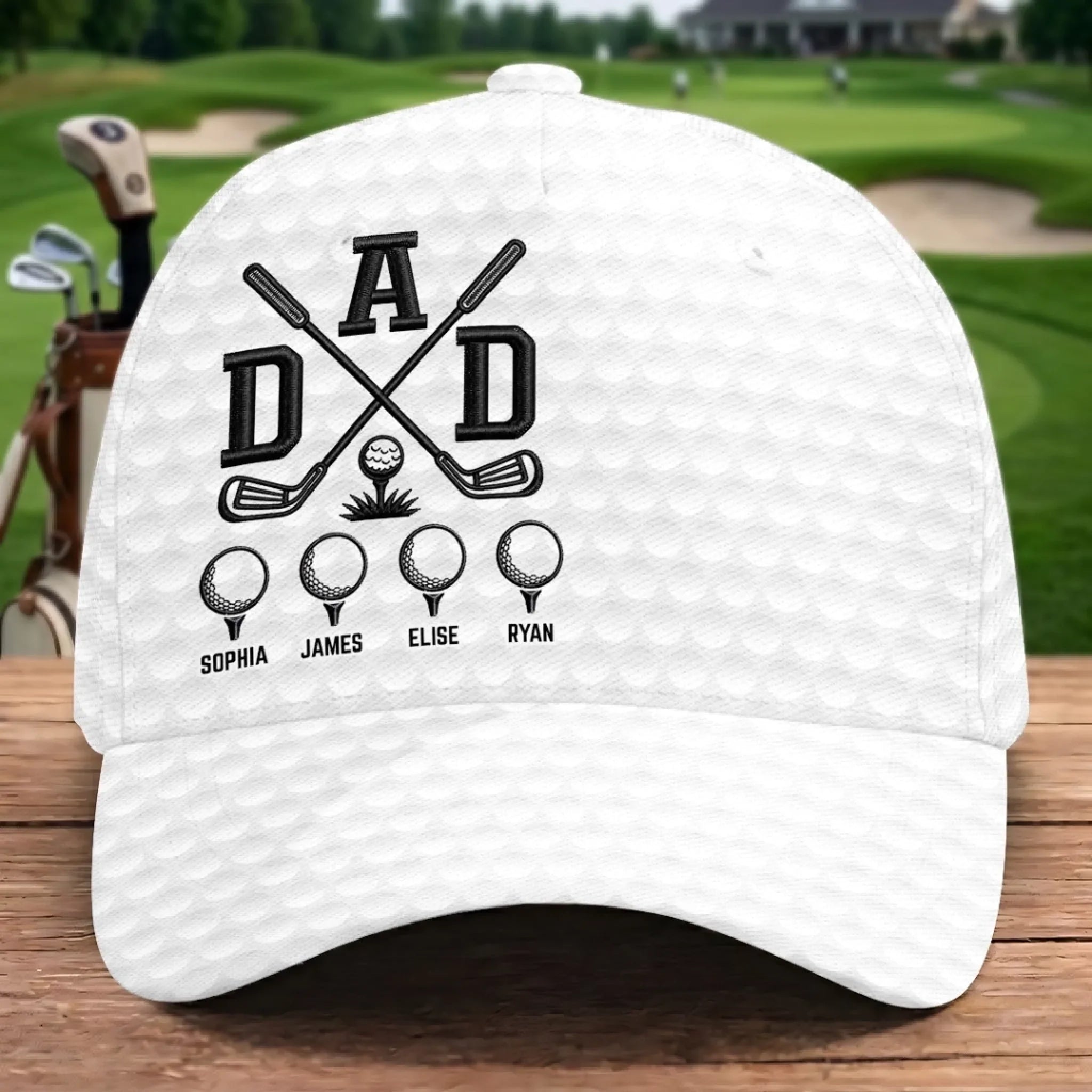 Custom Hat, All Over Print Classic Cap - Personalized Father's Day Birthday Golf Gifts For Dad, Grandpa - Golf Is Always A Good Idea