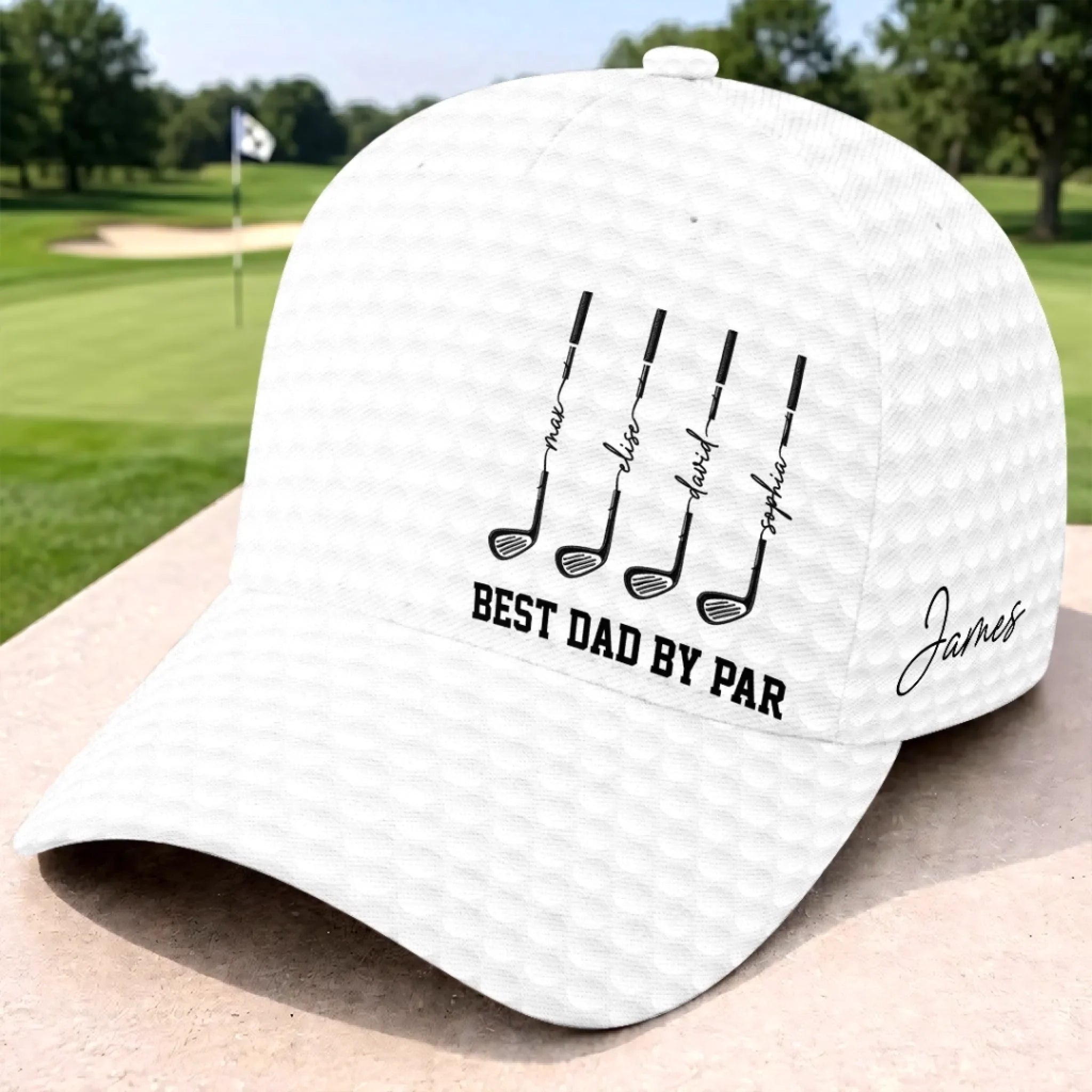 Custom Hat, All Over Print Classic Cap - Personalized Birthday Golf Gifts For Dad, Grandpa - Weekend Forecast Golf