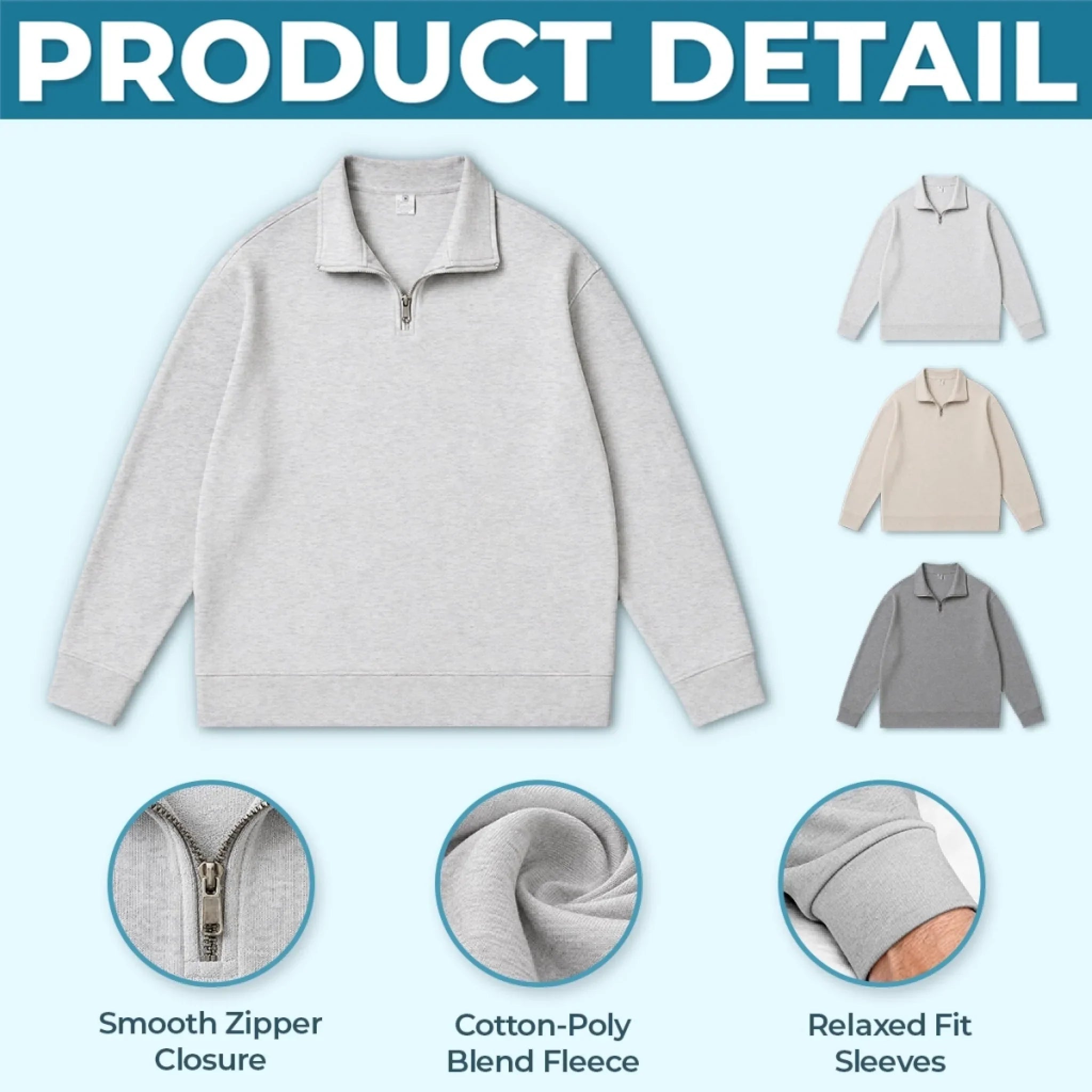 Custom Unisex Quarter Zip Sweatshirt - Personalized Father's Day Birthday Gifts For Dad, Grandpa - Dad Makes Every Moment Better