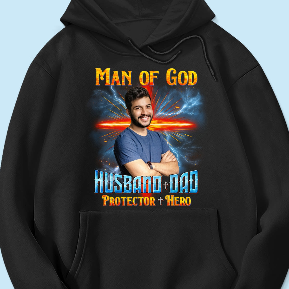 Man of God Christian Husband Dad Personalized Shirt