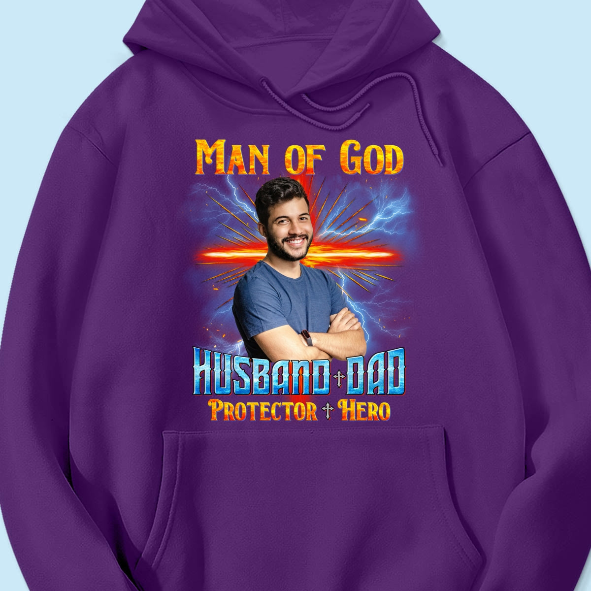 Man of God Christian Husband Dad Personalized Shirt