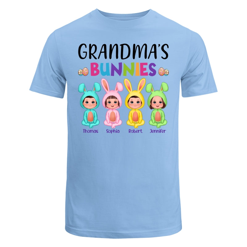 Easter Grandma‘s Bunnies Doll Kids Personalized Shirt