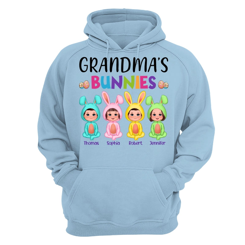 Easter Grandma‘s Bunnies Doll Kids Personalized Shirt