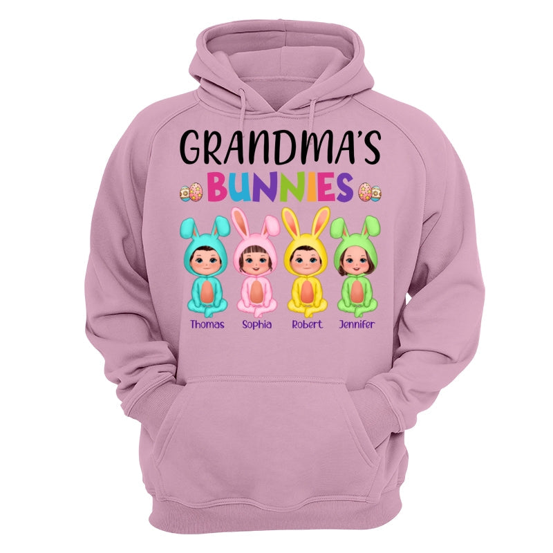 Easter Grandma‘s Bunnies Doll Kids Personalized Shirt